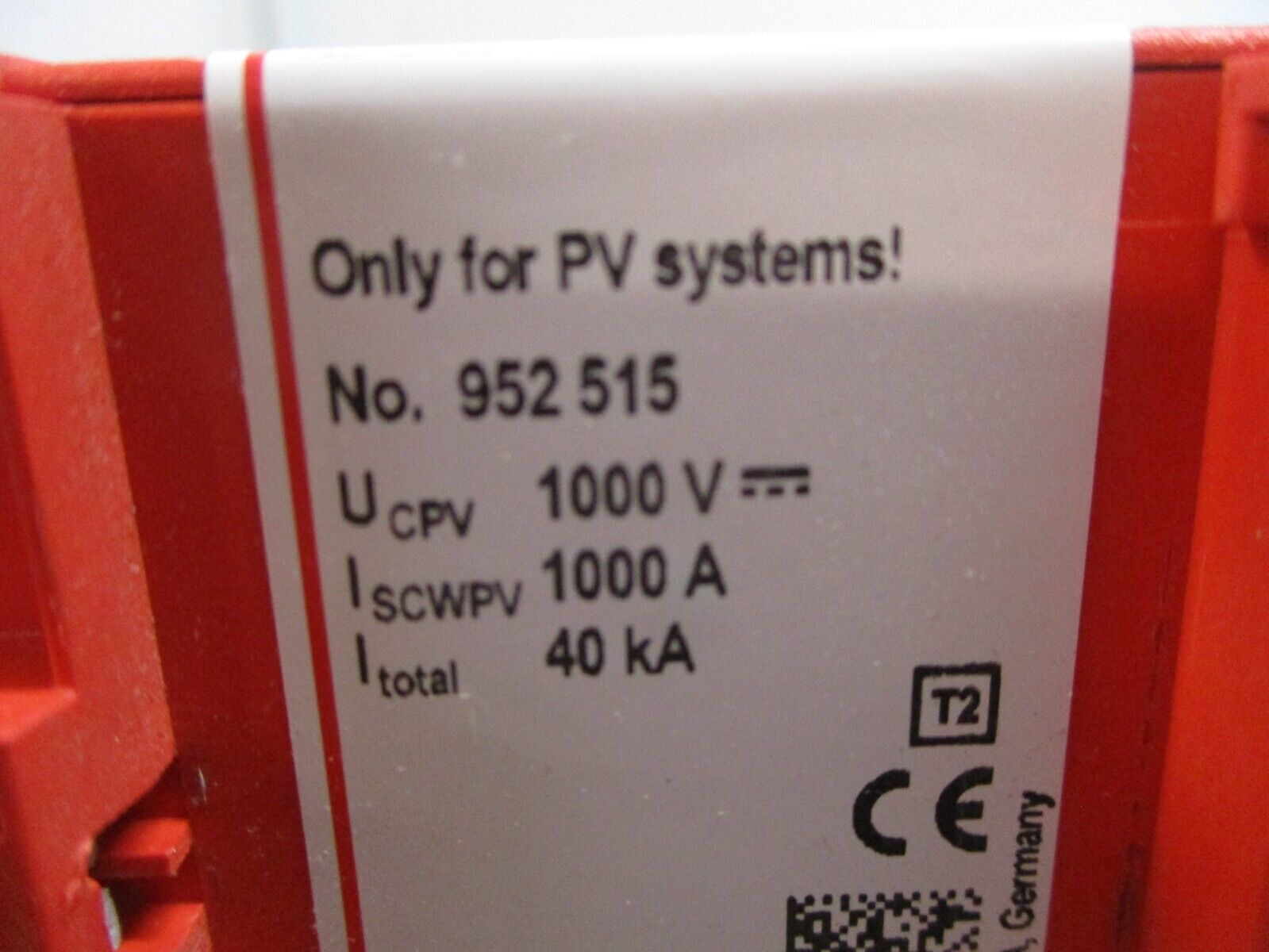 Dehn DEHNguard DGM YPV SCI 1000 FM 952515 1000V 1000A 40kA Used