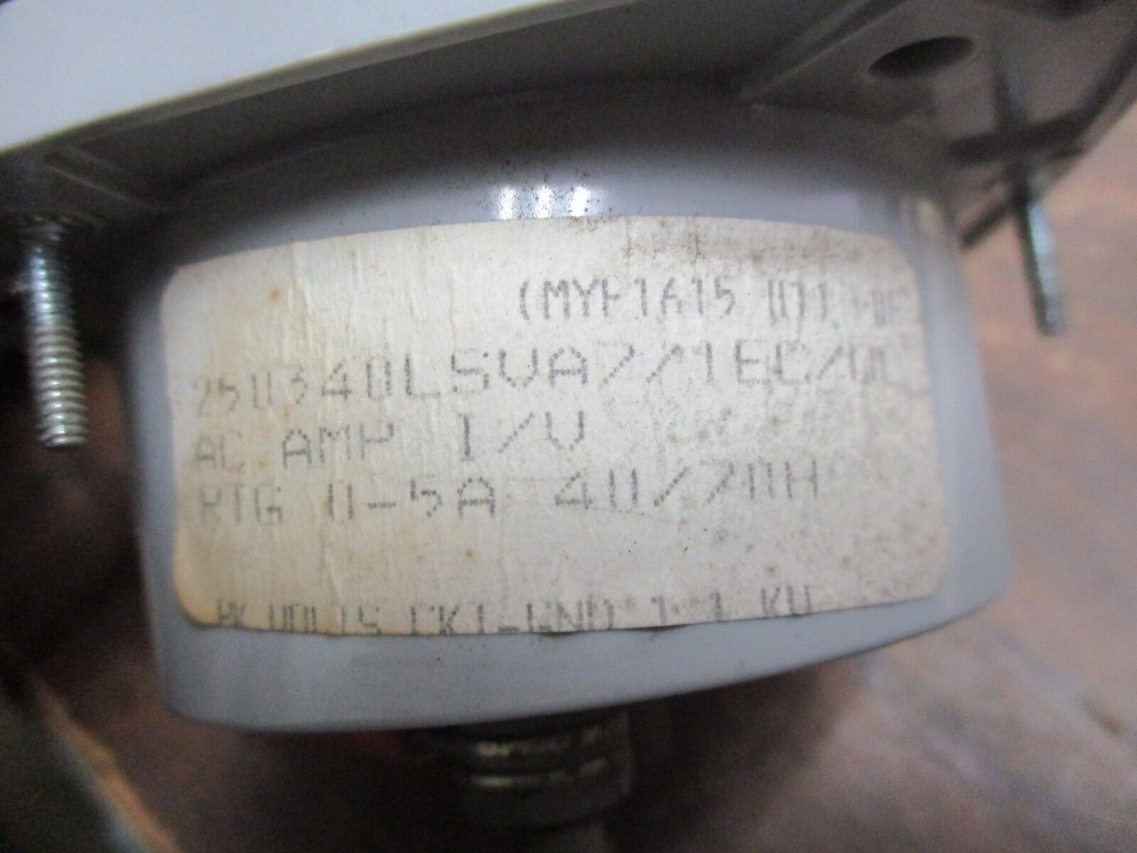 Yew AC Ammeter 250340LSVA7 Range: 0-1kA Used