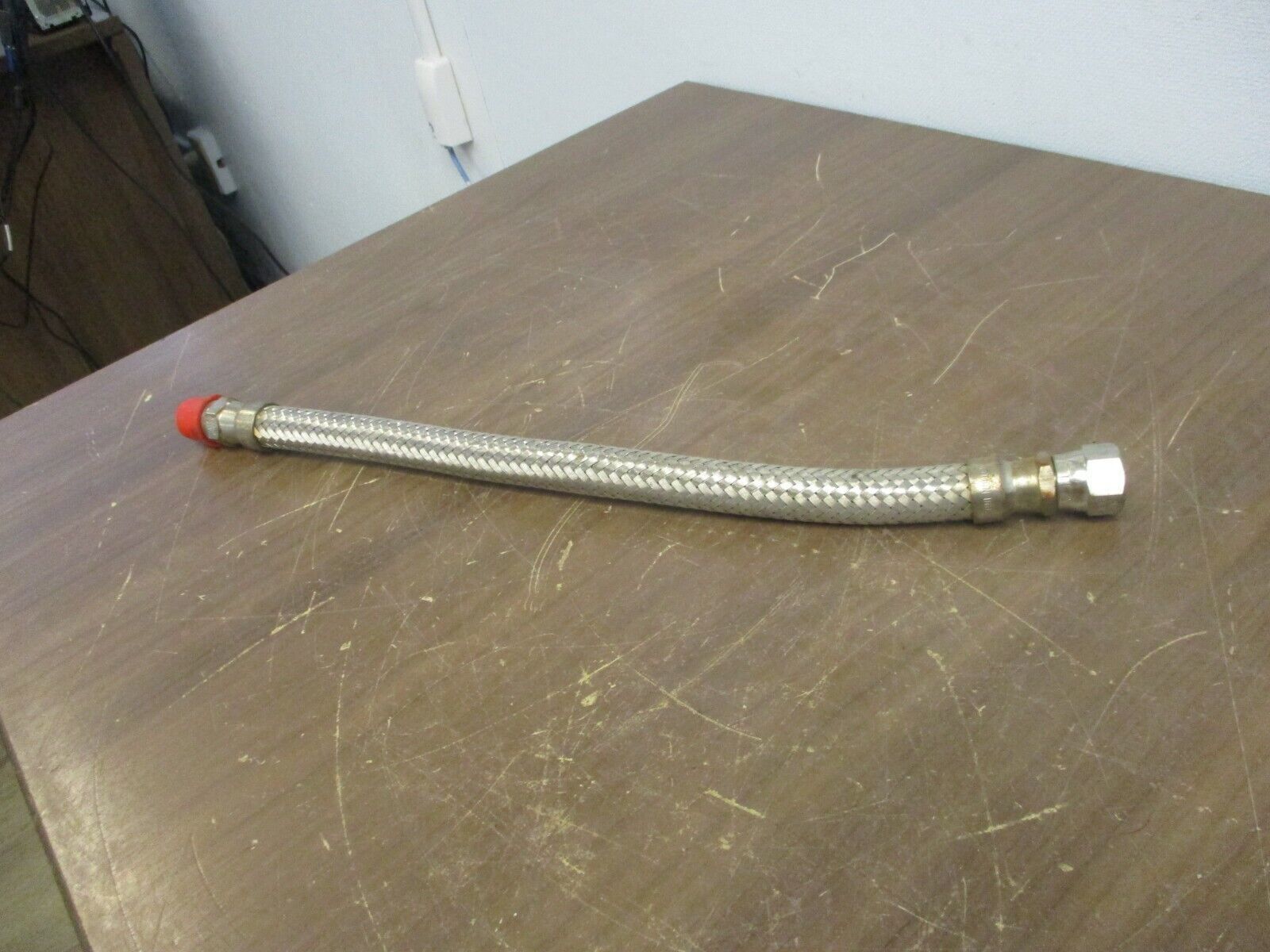 Misc. Brand Stainless Steel Flexible Hose Flexible Length: 13" Size: 3/4" Used