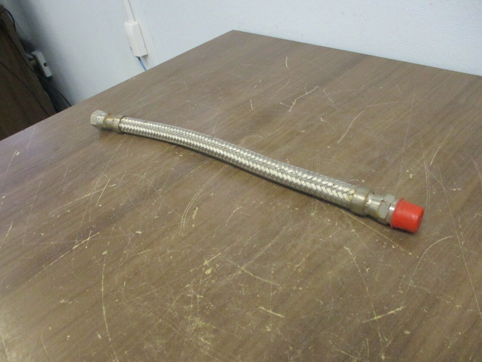 Misc. Brand Stainless Steel Flexible Hose Flexible Length: 13" Size: 3/4" Used