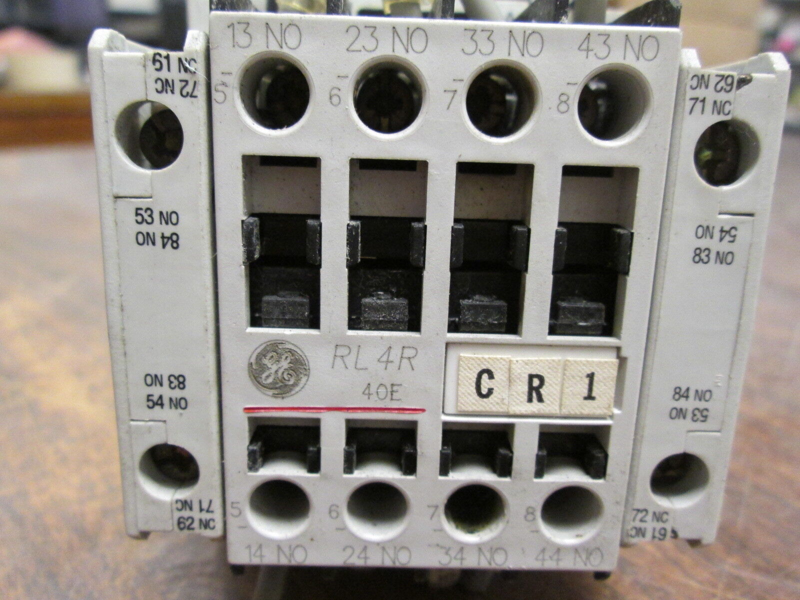 GE Contactor RL4RA022T 240V Coil 20A w/ Surge Suppressor Block Used
