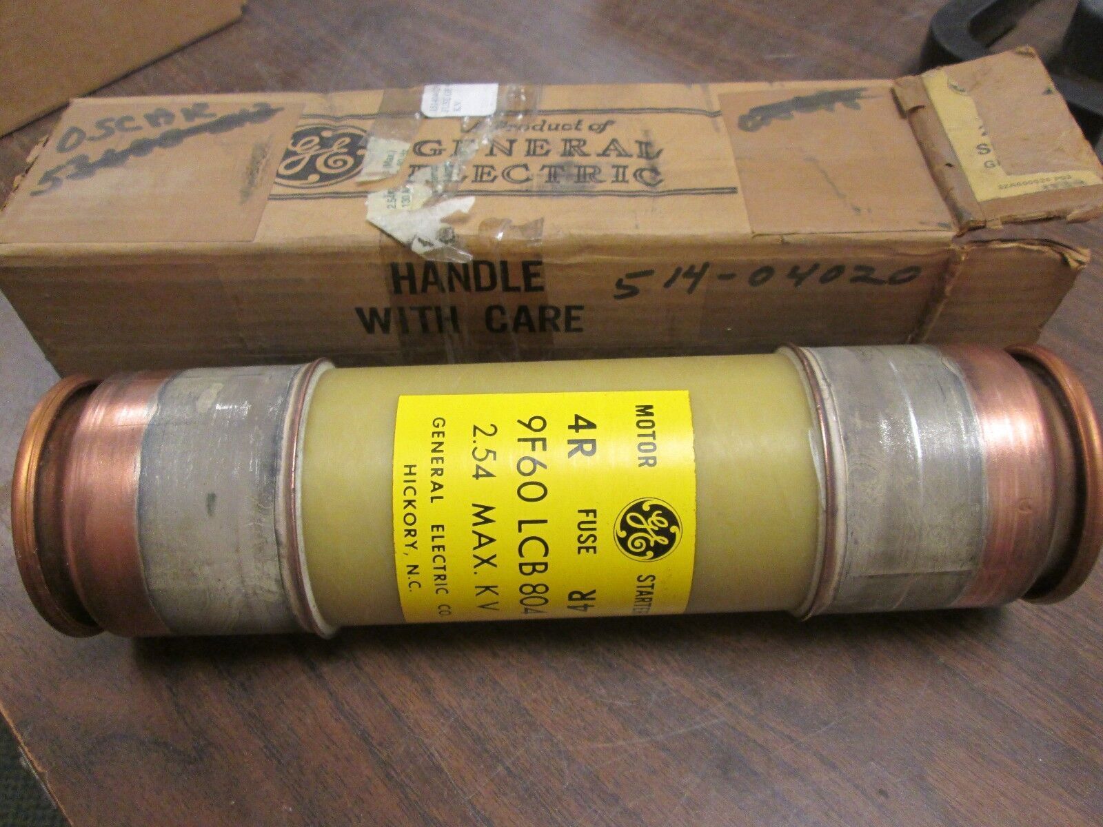 GE Type EJ-2D Medium Voltage Fuse 9F60LCB804 2.54KV 4R New Surplus