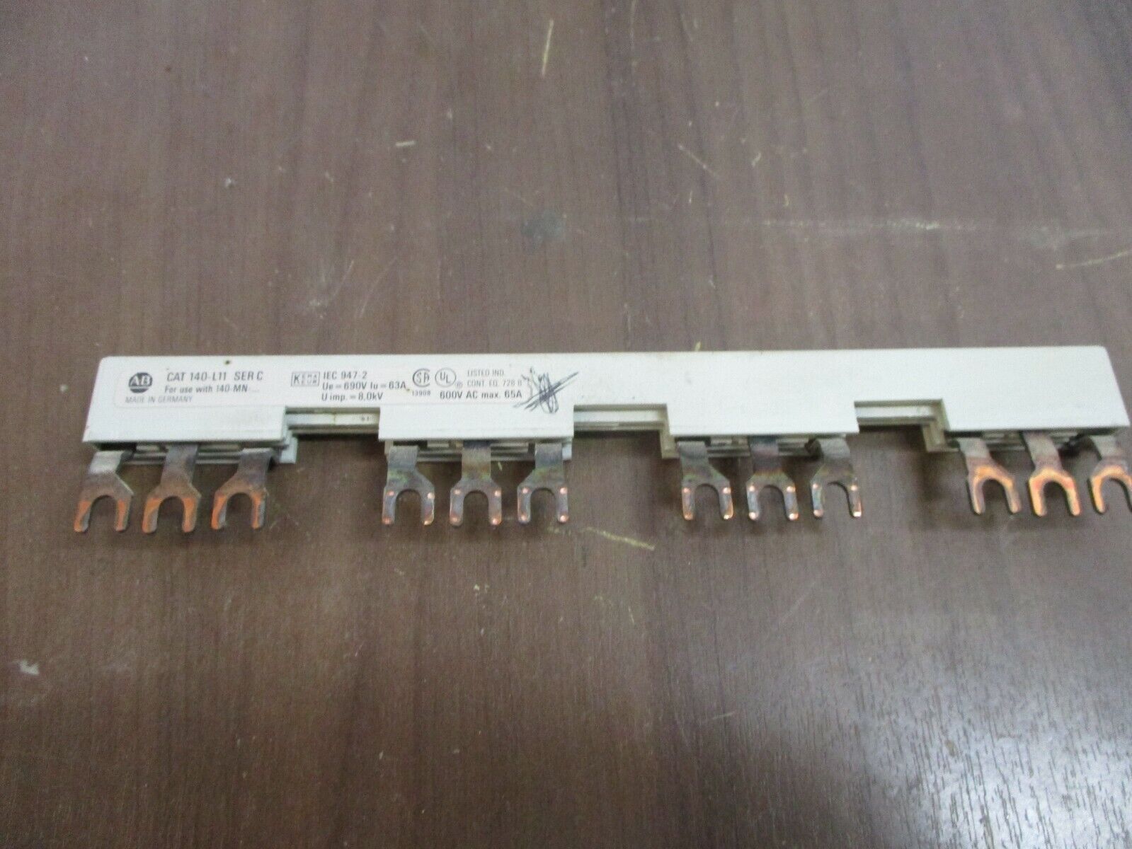 Allen-Bradley Commoning Link 140-L11 Ser. C 65A 600V *Lot of 5* Used