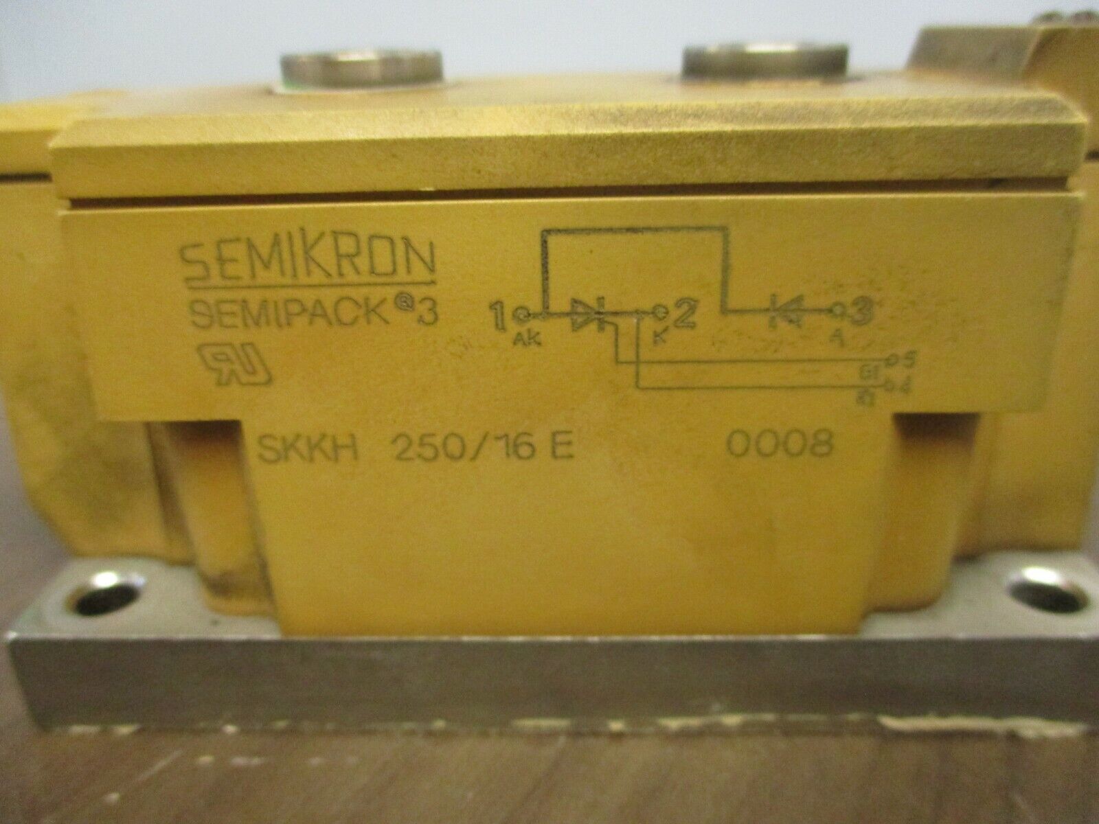 Semikron Semipack 3 Power Module SKKH 250/16E Used