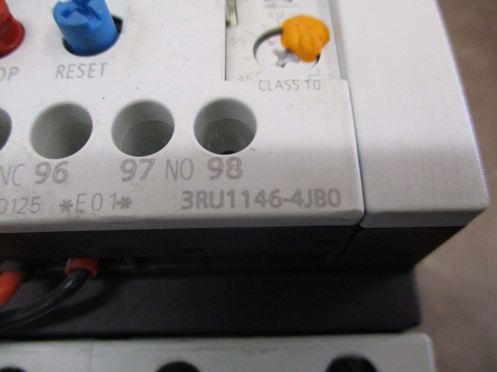 Siemens Sirius Starter 3RT1044-1A..0 / 3RU1146-4JB0 24V Coil Trip: 45-63A Used