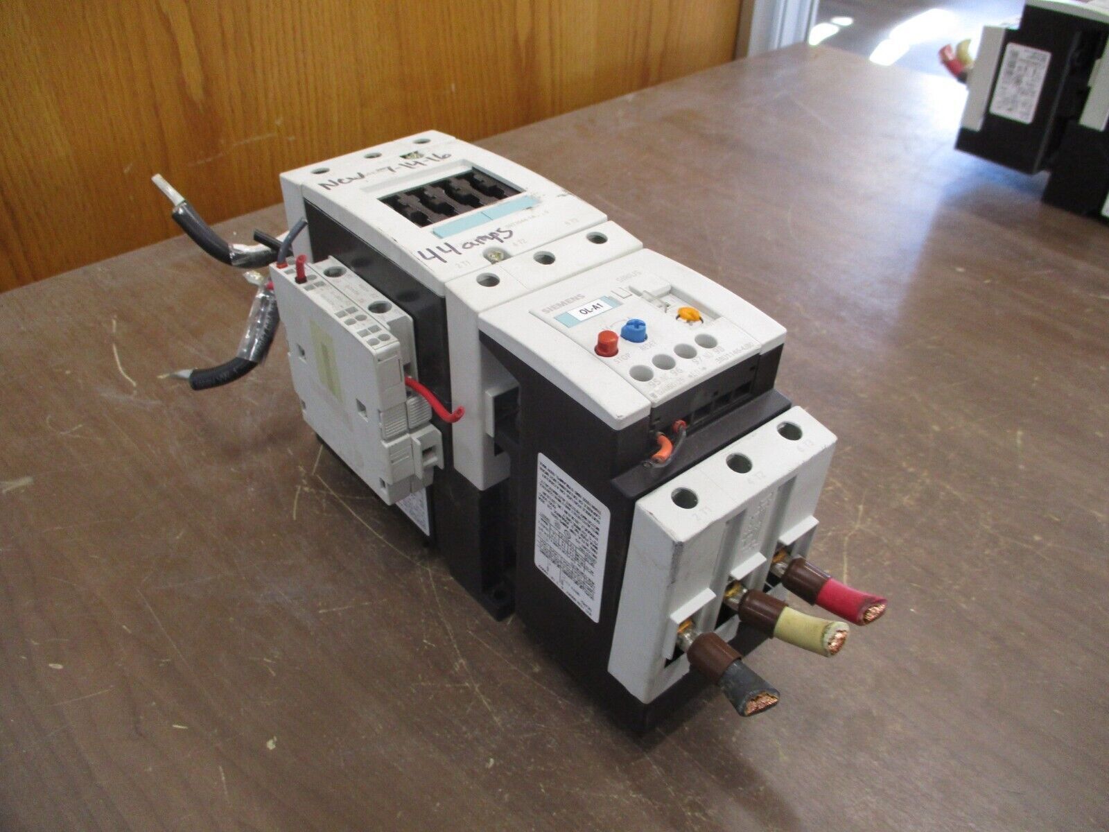 Siemens Sirius Starter 3RT1044-1A..0 / 3RU1146-4JB0 24V Coil Trip: 45-63A Used