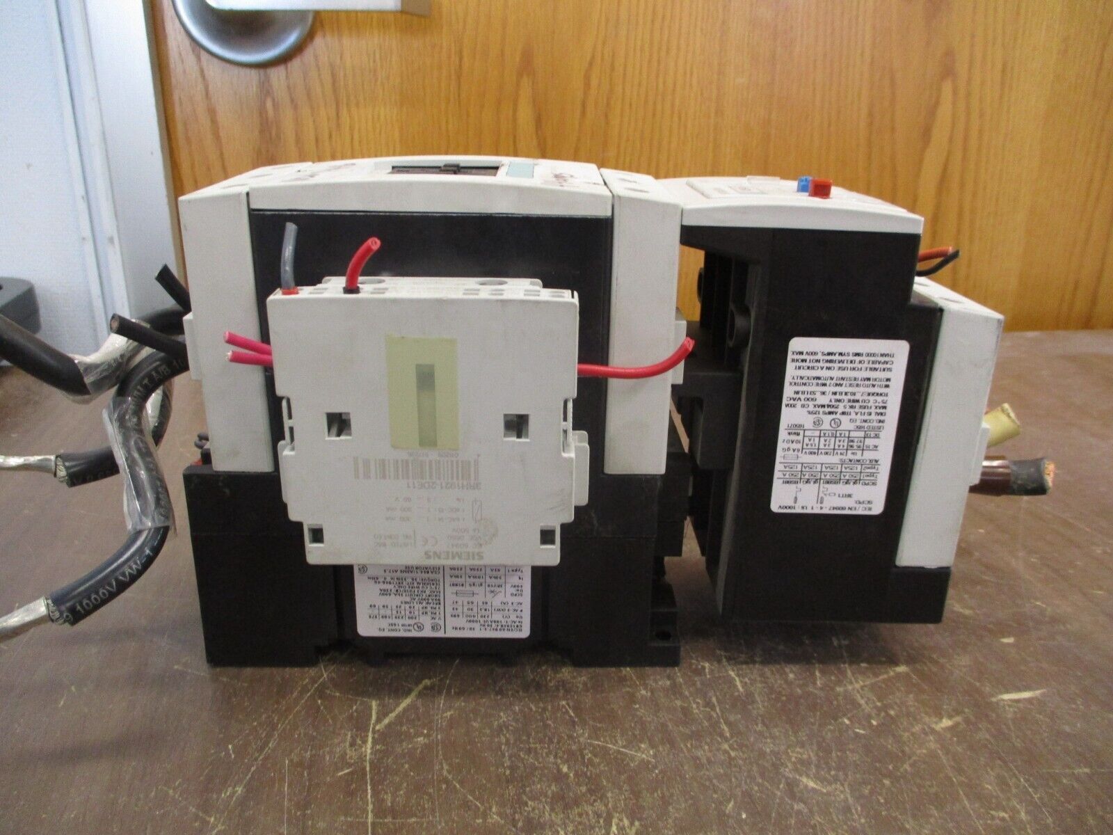 Siemens Sirius Starter 3RT1044-1A..0 / 3RU1146-4JB0 24V Coil Trip: 45-63A Used