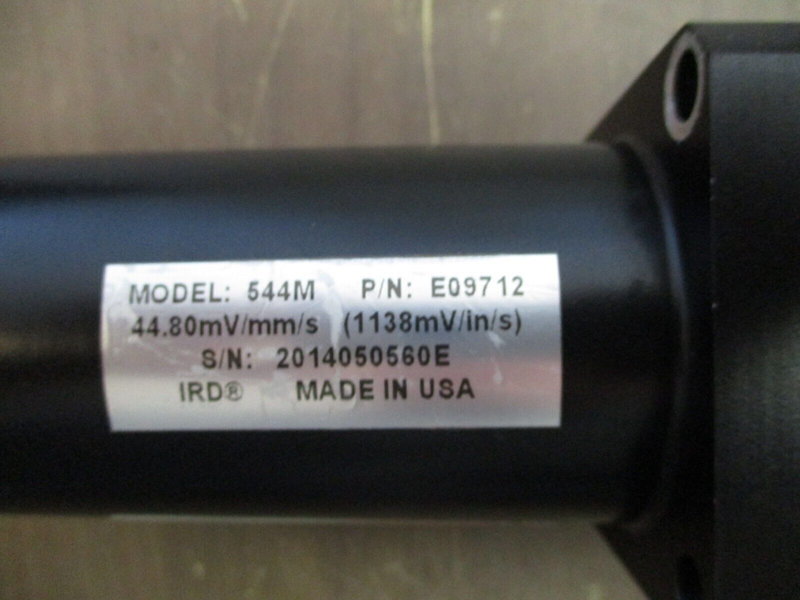 IRD 544M Velocity Pickup E09712 New Surplus