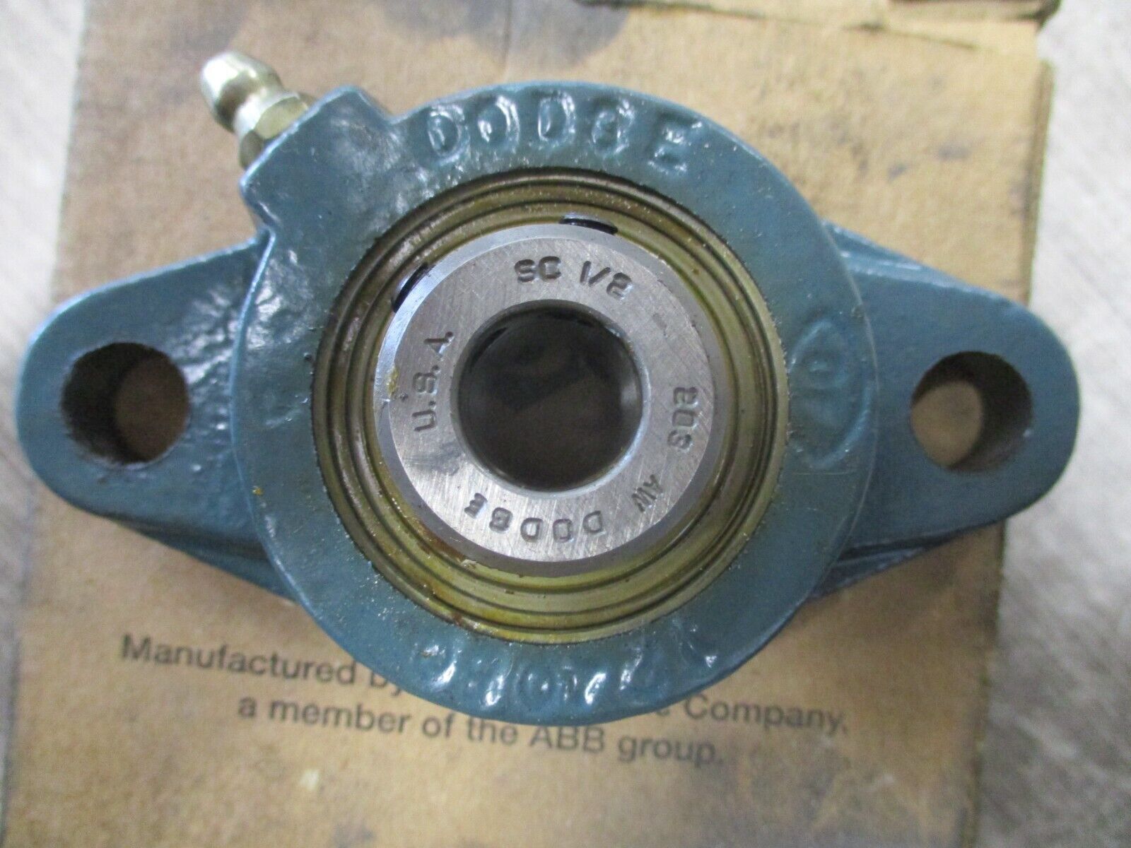 Dodge Flange Bearing 124198-F2B-SC-008 1/2" New Surplus