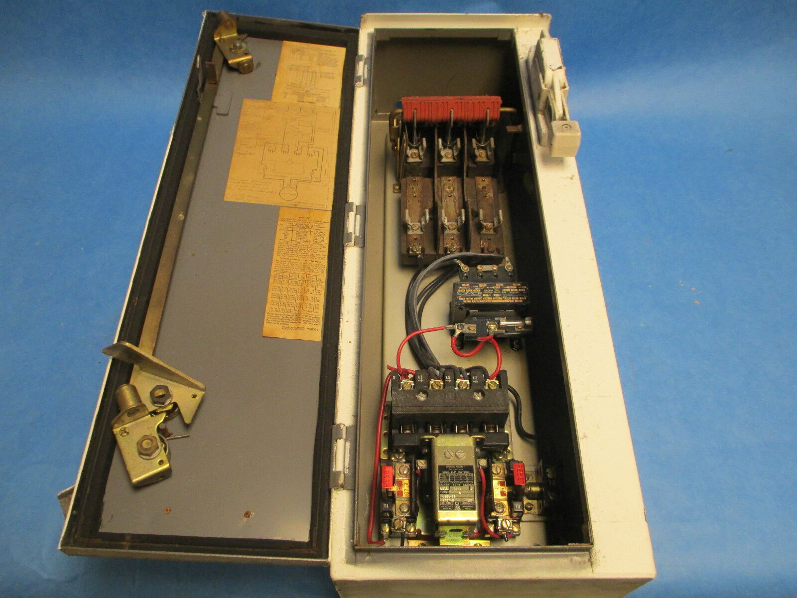 Square D Combination Starter 8538 CA-14 FT, Size 1 120V Coil 30A 3R Fusible