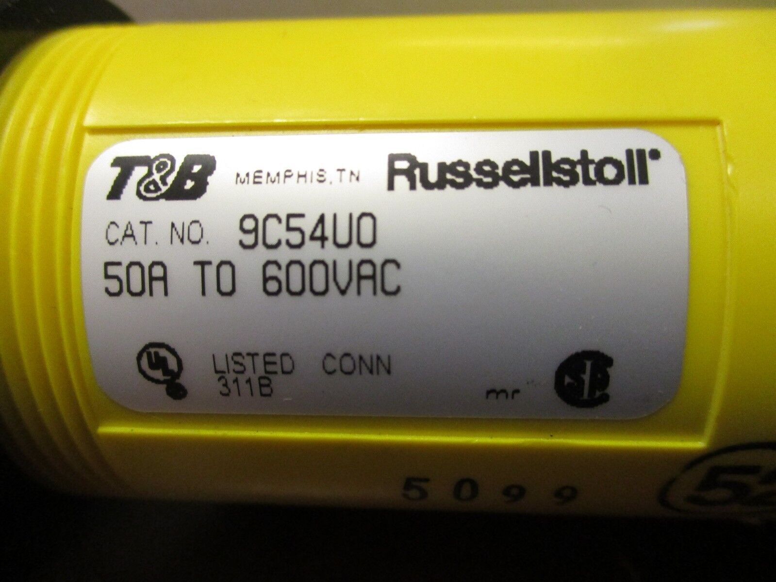 T&B Connector 9C54U0 50A 600V New Surplus