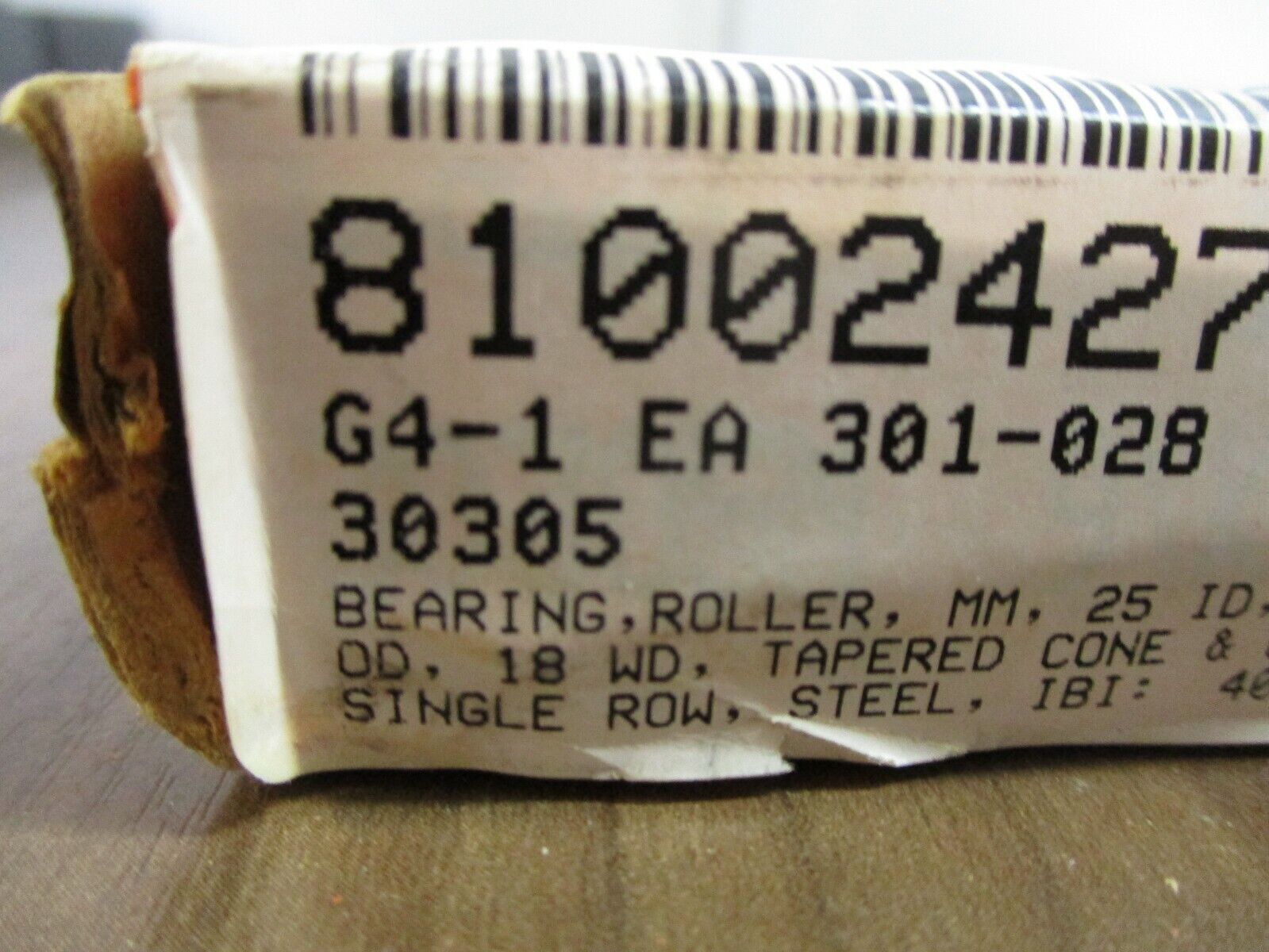 Timken Tapered Roller Bearing 30505 New Surplus