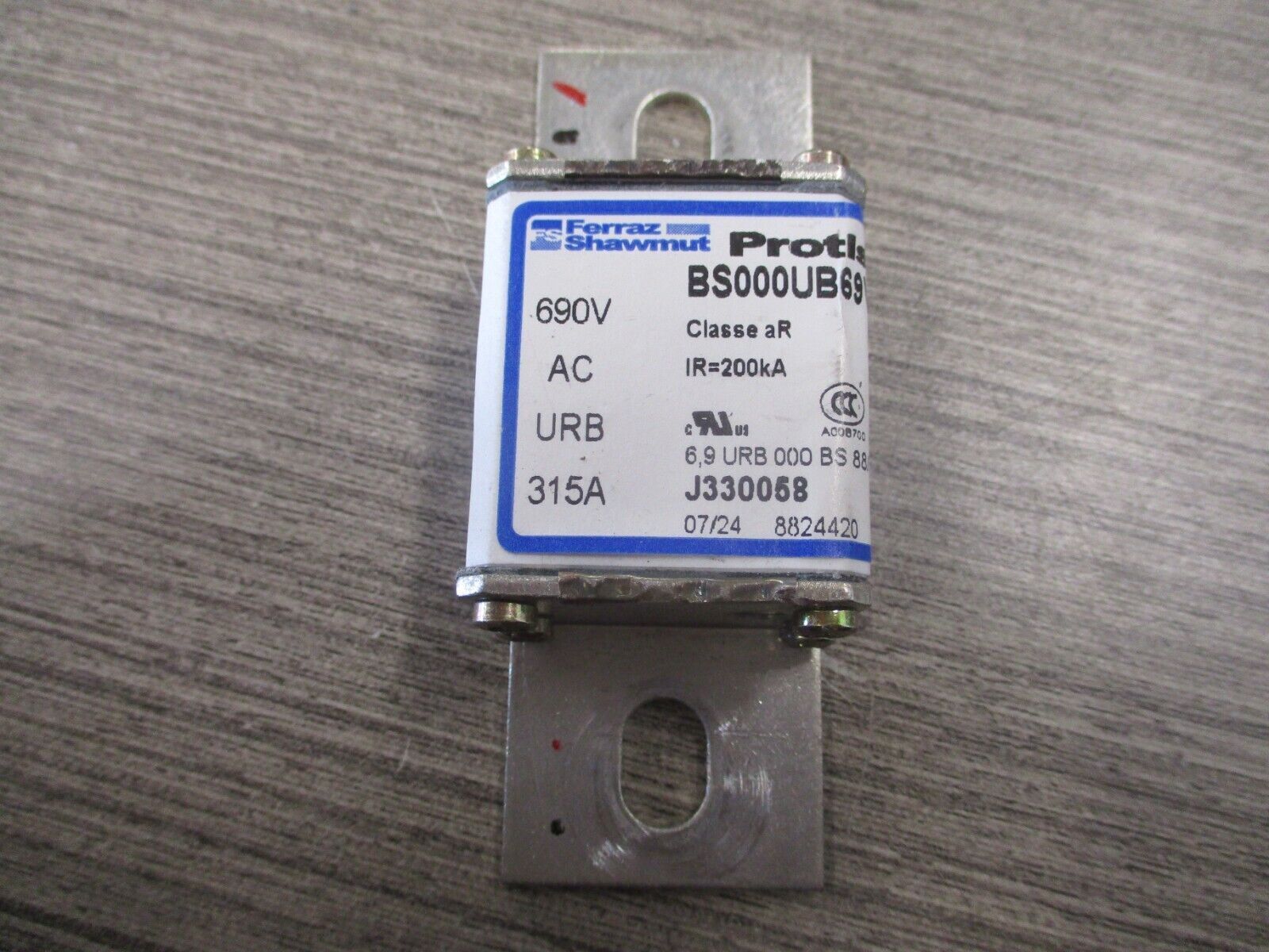 Ferraz Shawmut Protistor Fuse BS000UB69V315 315A 690V Used