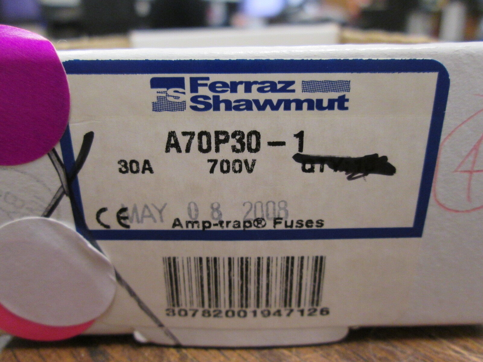 Ferraz Shawmut Amp-Trap Fuse A70P30-1 30A 700V *Box of 4* New Surplus