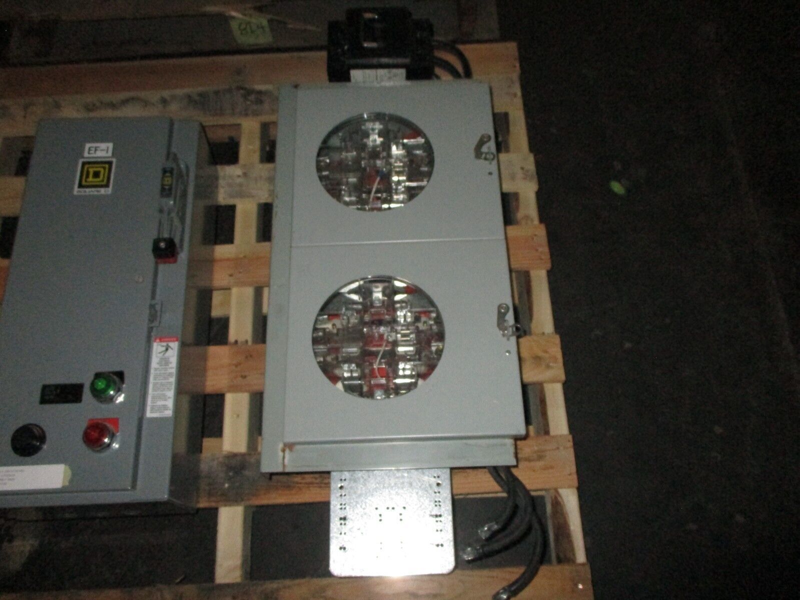 AMP FMV Panel Board Metering Switch 200A 480V Millbanks Meter Sockets w/ Lugs