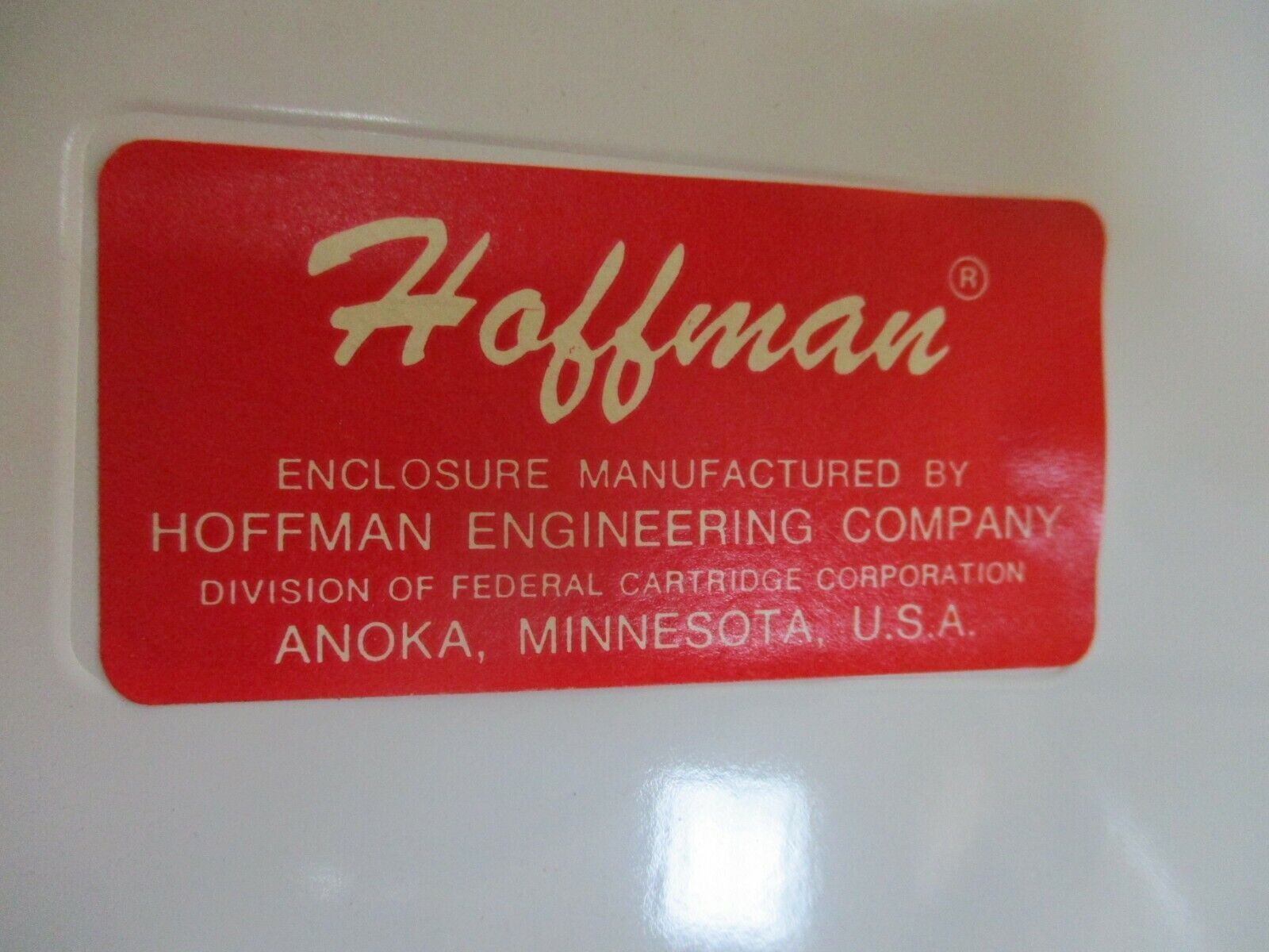Hoffman Type 12 Disconnect Enclosure A60SA3810PPL Used