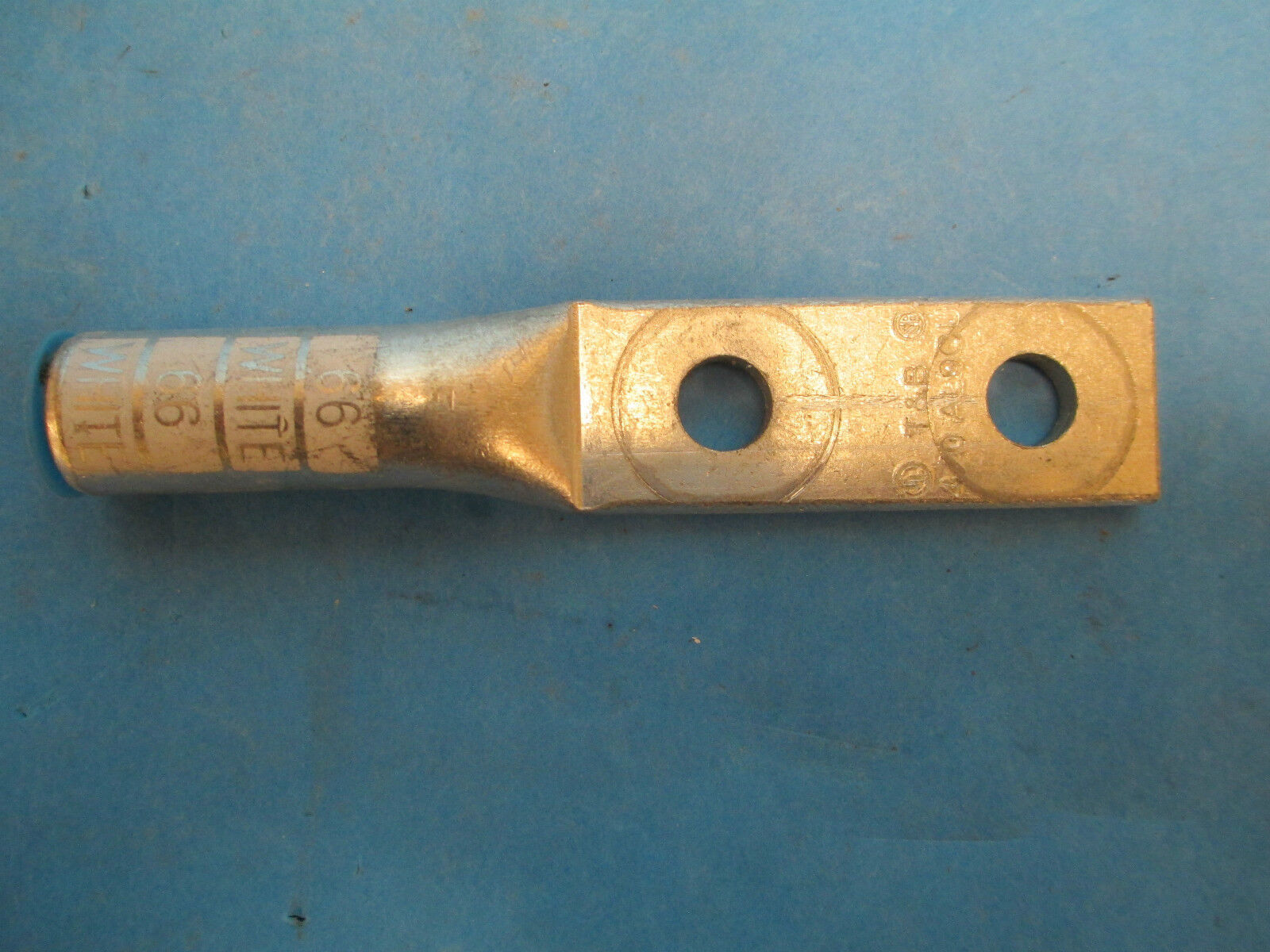 T&B Crimp Lug 54870BE, 300kcmil White Die 66 New Surplus