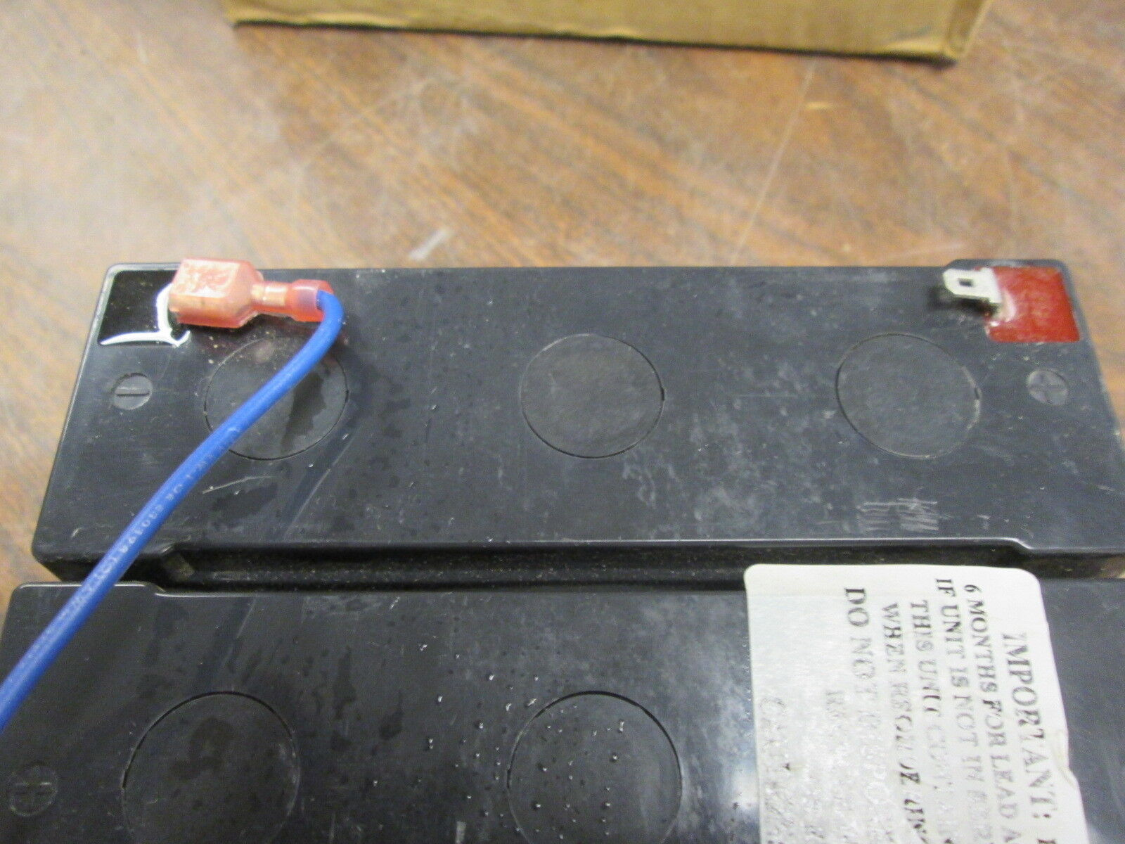 Thomas & Betts Battery Assembly 002171-E 12V 10AH New Surplus