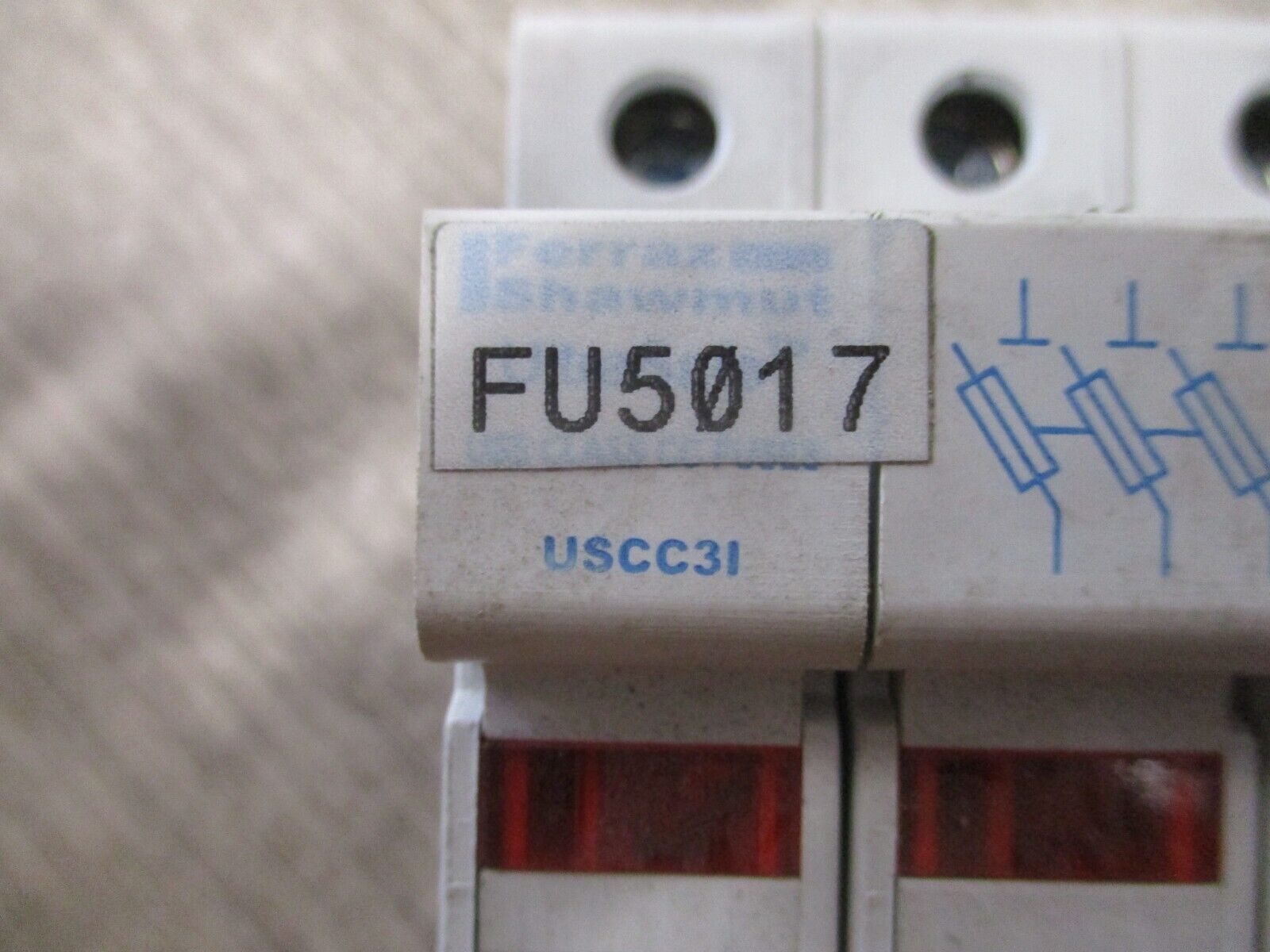 Ferraz Shawmut Fuseholder USCC3I 30A 600V 3P Used