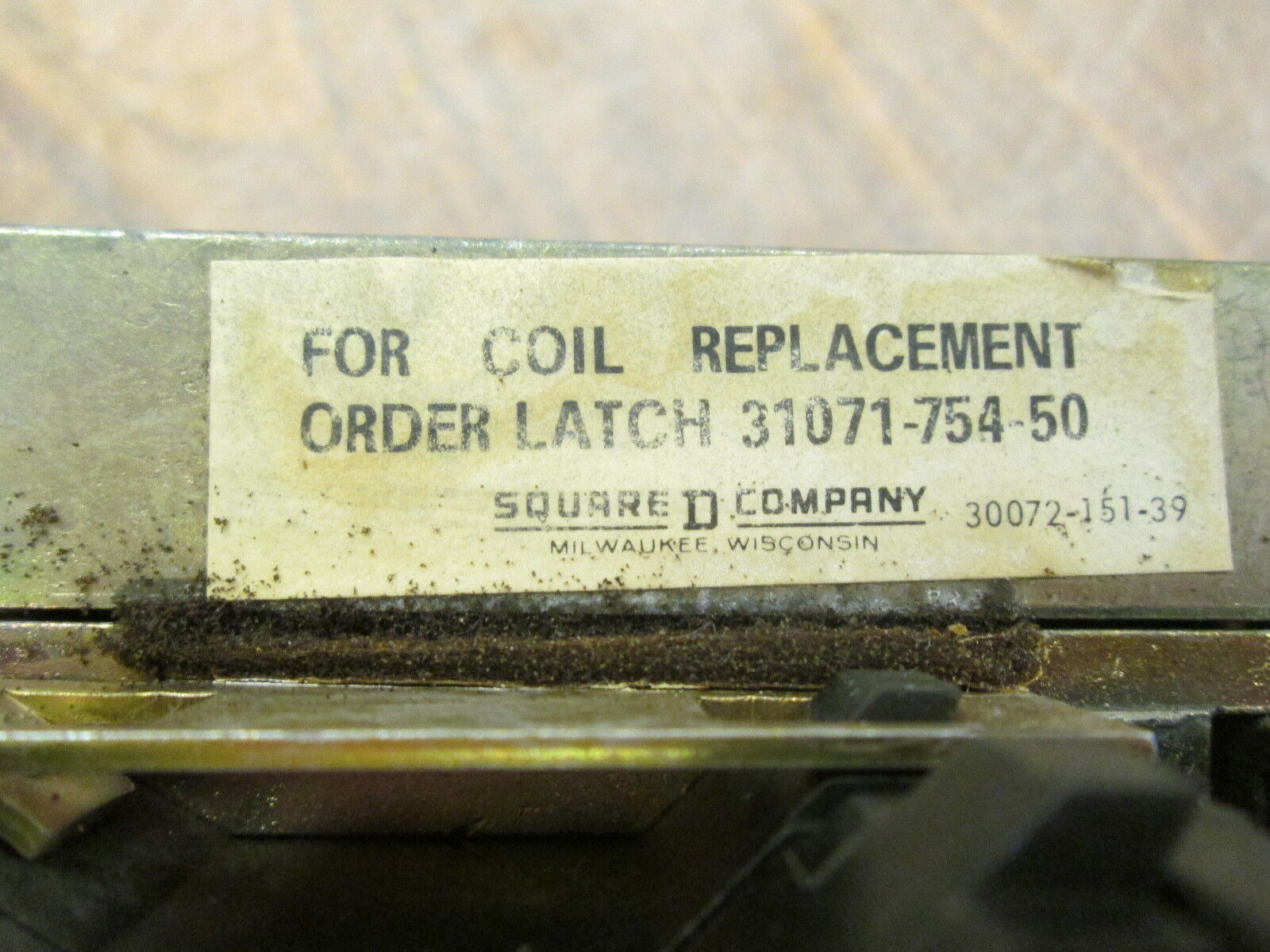 Square D Latching Relay 8501 HXL01000 120V Coil Used