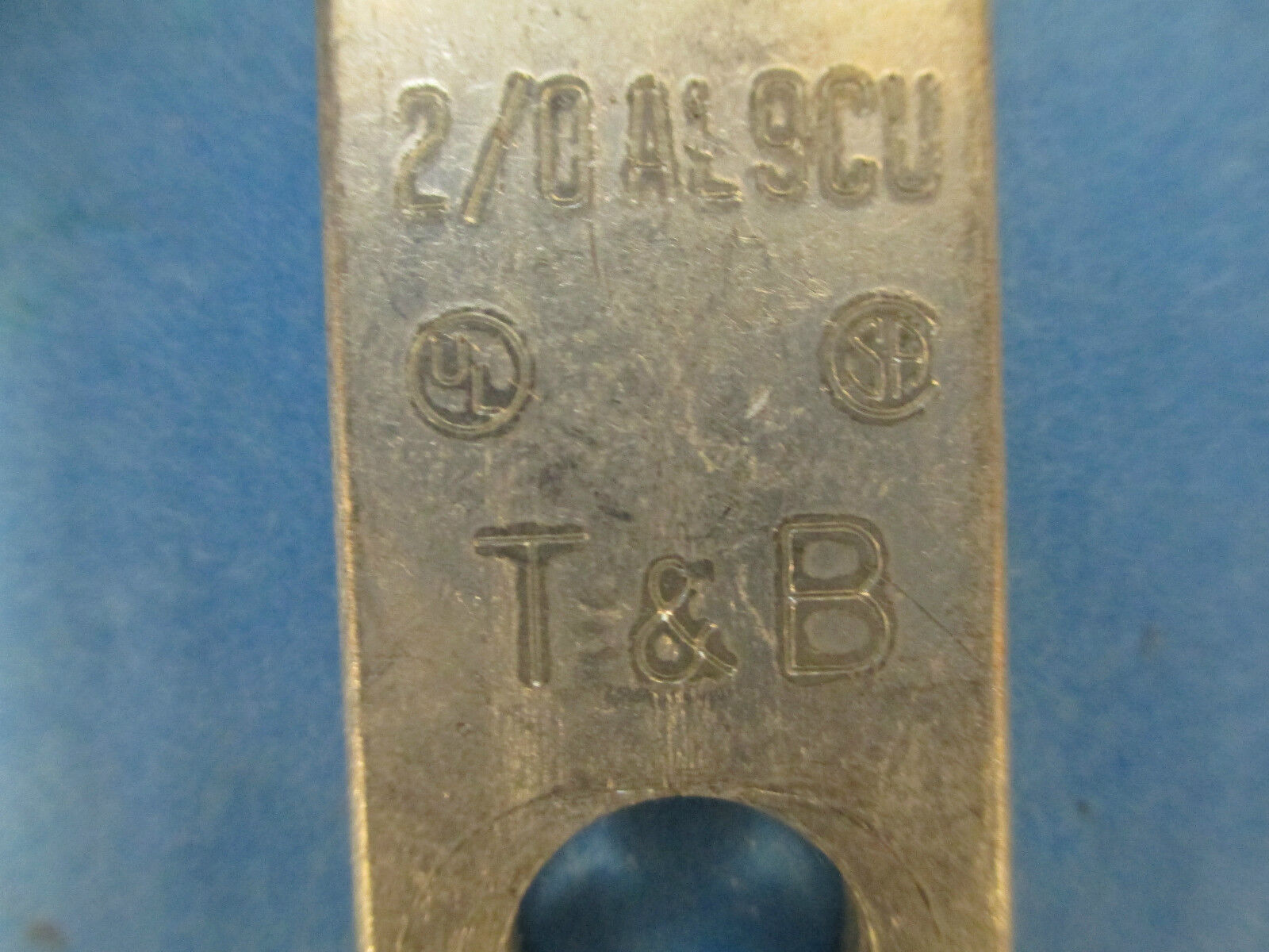 T&B Crimp Lug ATL202, 2/0 Wire Size Olive Die 54 New Surplus