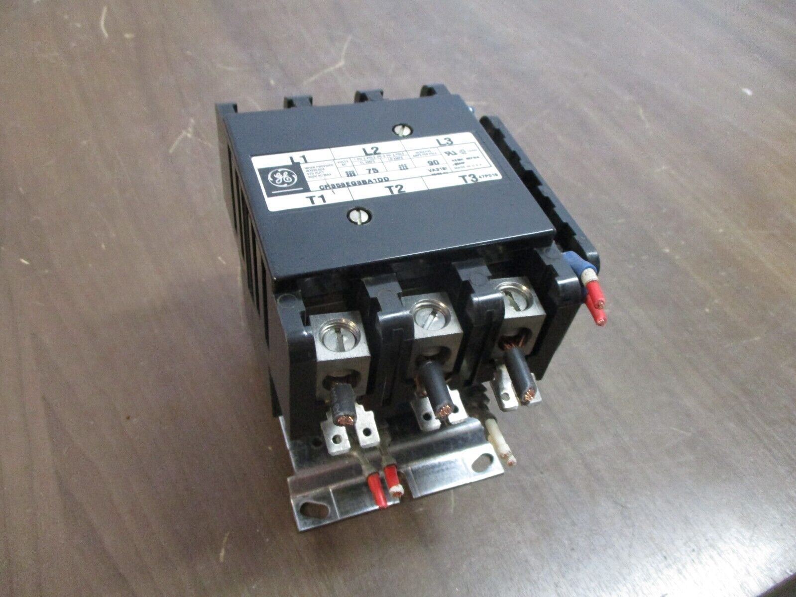 GE Contactor CR353EG3BA1DD 115-120V Coil 75A 600V Used