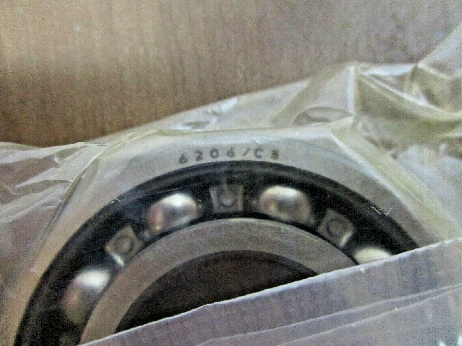 SKF Ball Bearing 6206-J / 6206-C3 New Surplus