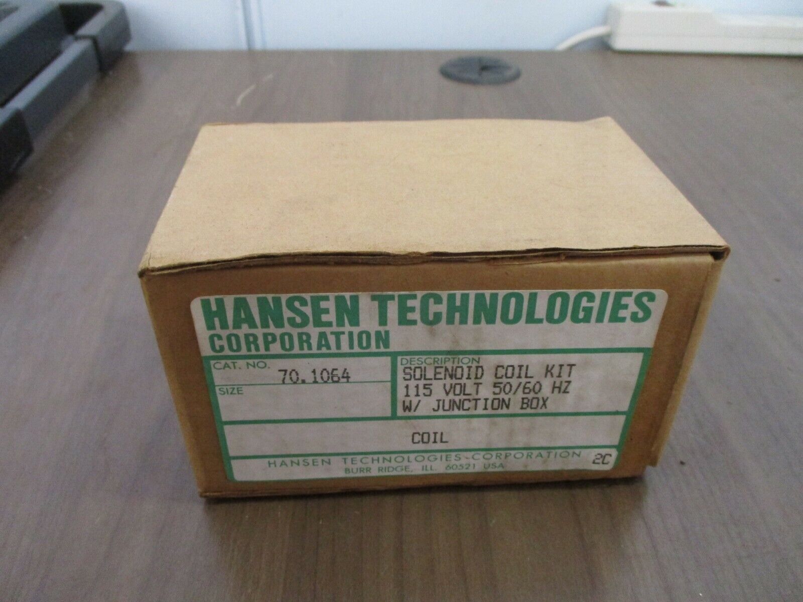 Hansen Technologies Solenoid Coil Kit 70.1064 115V 50/60Hz w/ Junction Box