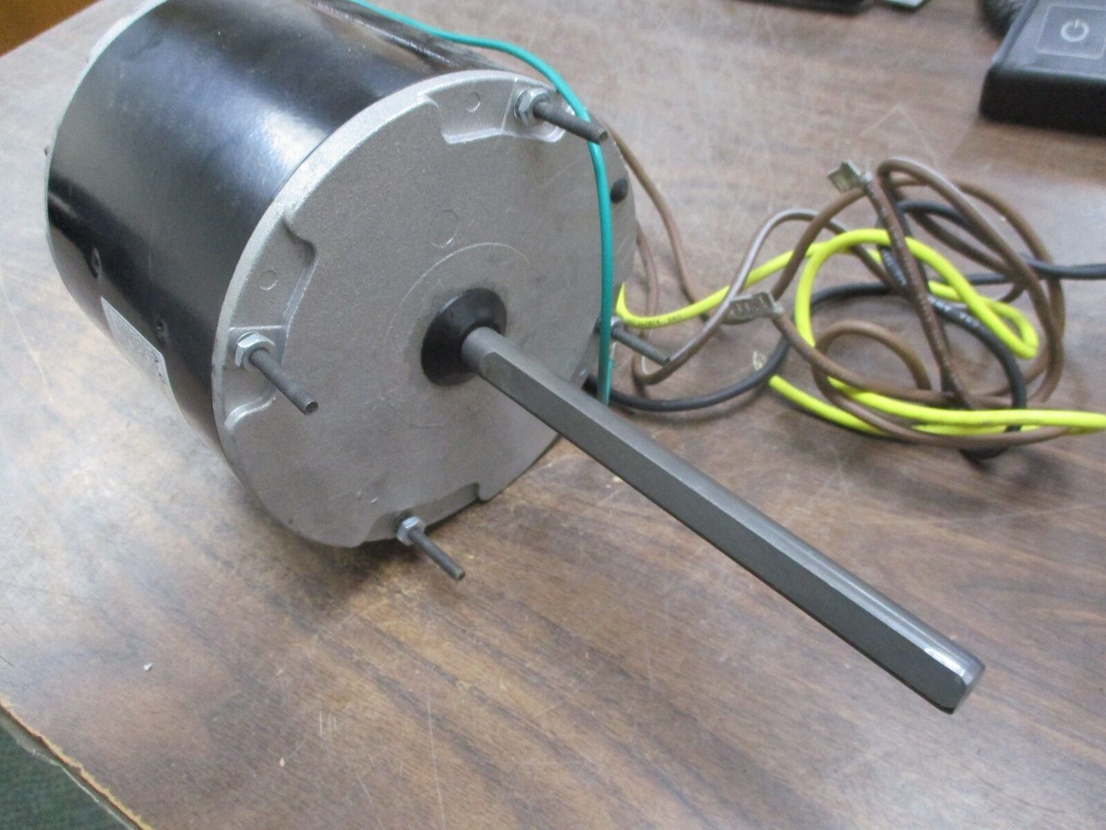 A.O. Smith AC Motor F48SAO501 1/4HP 1075RPM 460V 0.65-0.9A 60Hz 1Ph Used