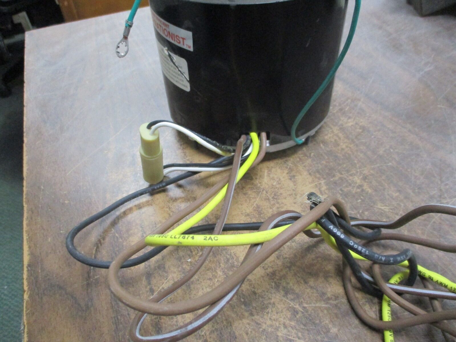 A.O. Smith AC Motor F48SAO501 1/4HP 1075RPM 460V 0.65-0.9A 60Hz 1Ph Used