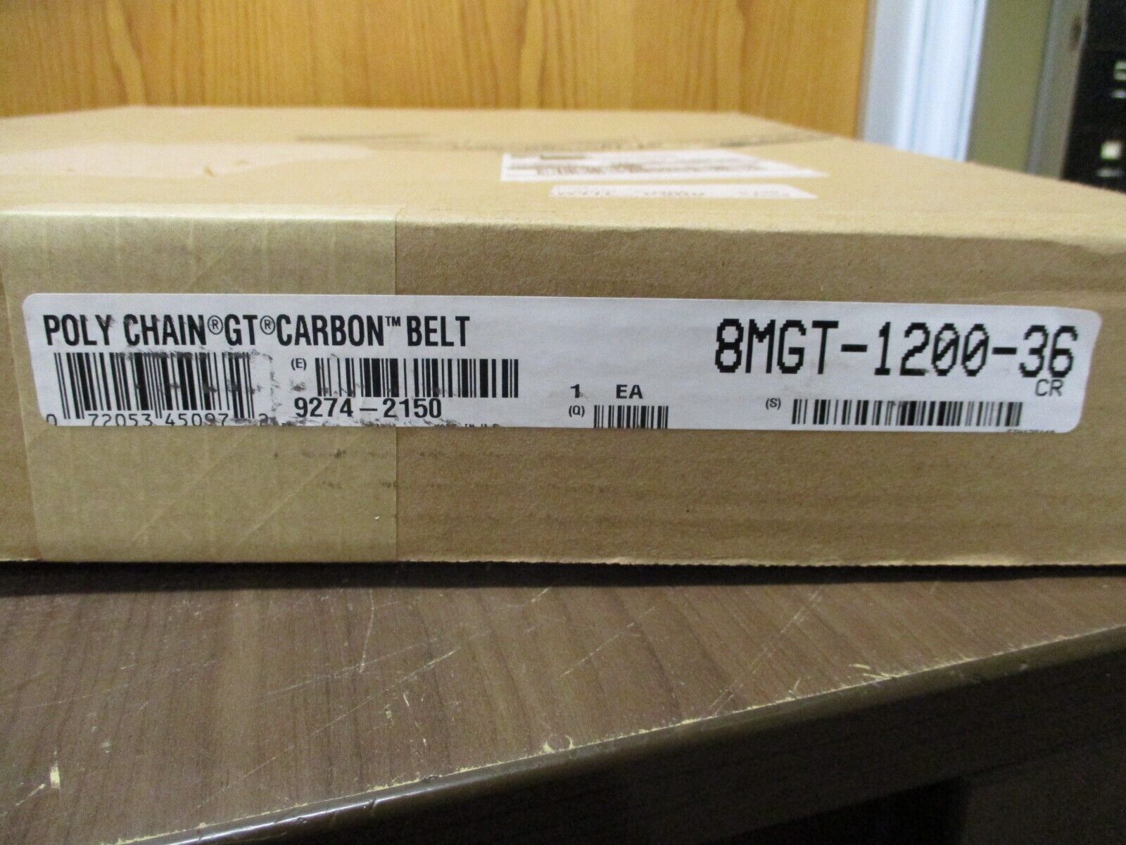 Gates Poly Chain GT Carbon Belt 8MGT-1200-36 New Surplus