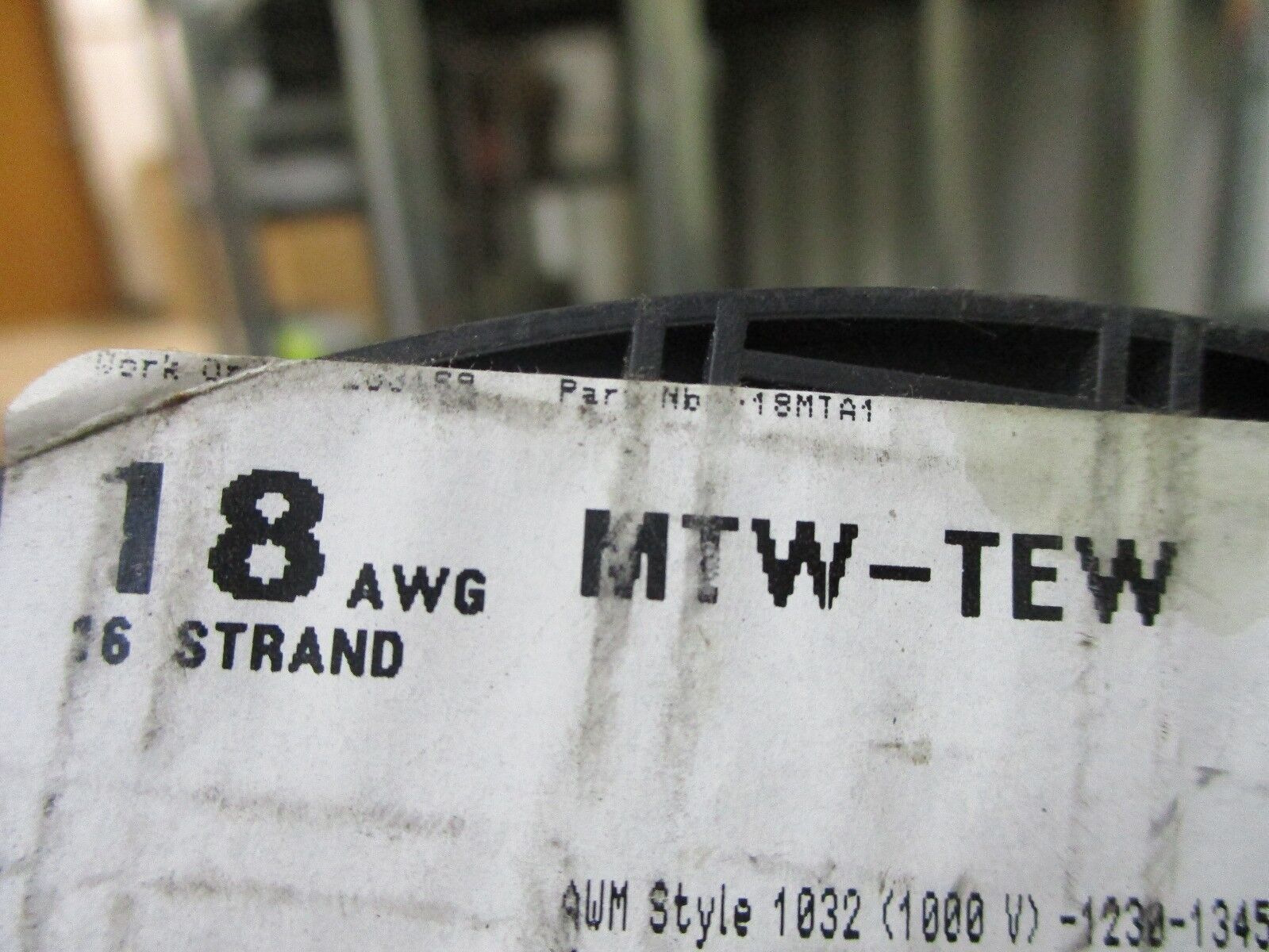 Misc. Brand 18 AWG Wire MTW-TEW 600V Length: Approx 217ft New Surplus