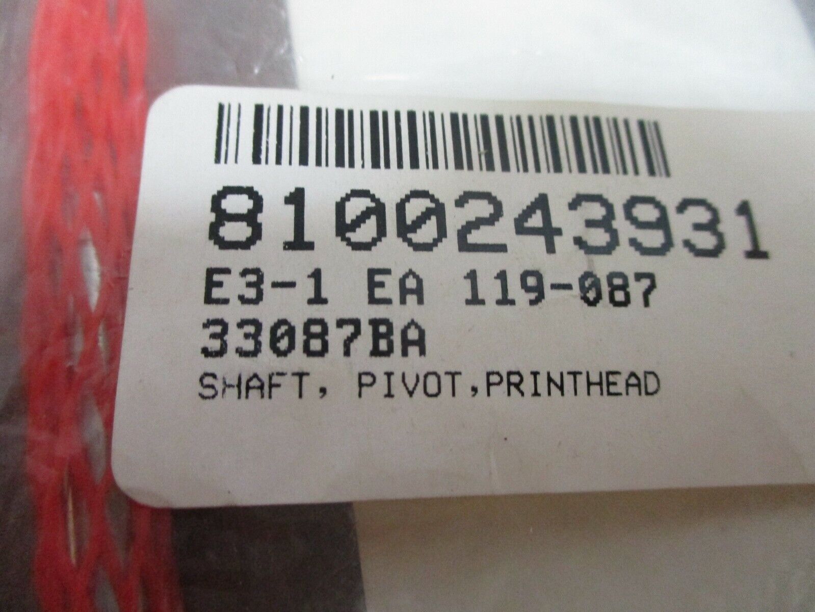 Markem PH PivotShaft 33087BA *Lot of 2* New Surplus