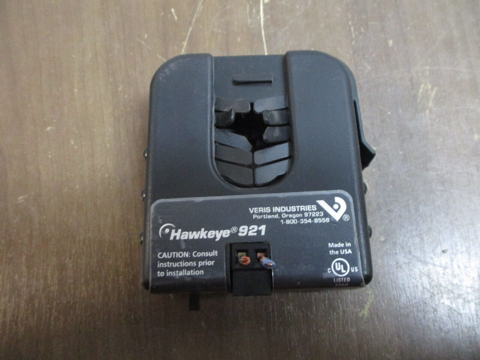 Veris Hawkeye 921 Analog Current Sensor H921 Output: 4-20mA Used