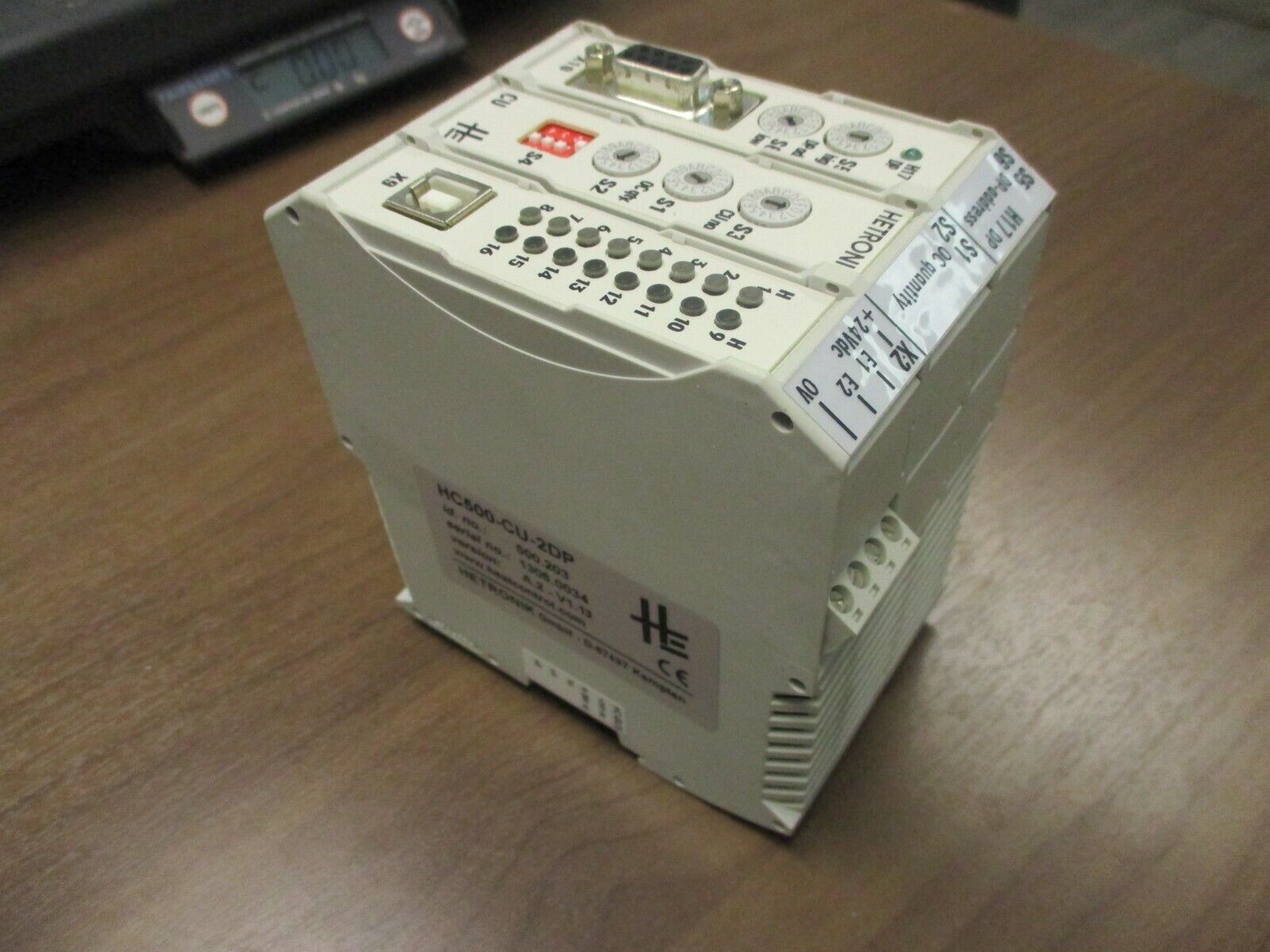 Hetronik HC500 CPU Module w/ Profibus-DP HC500-CU-2DP Ver. A.2-V1.13 Used
