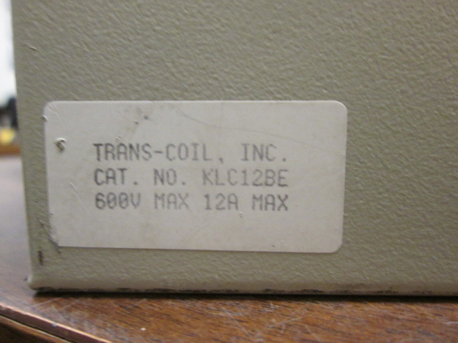 TCI dvdtGuard KLC Output Filter KLC12BE 600V max 12A max 3Ph missing screws (2)