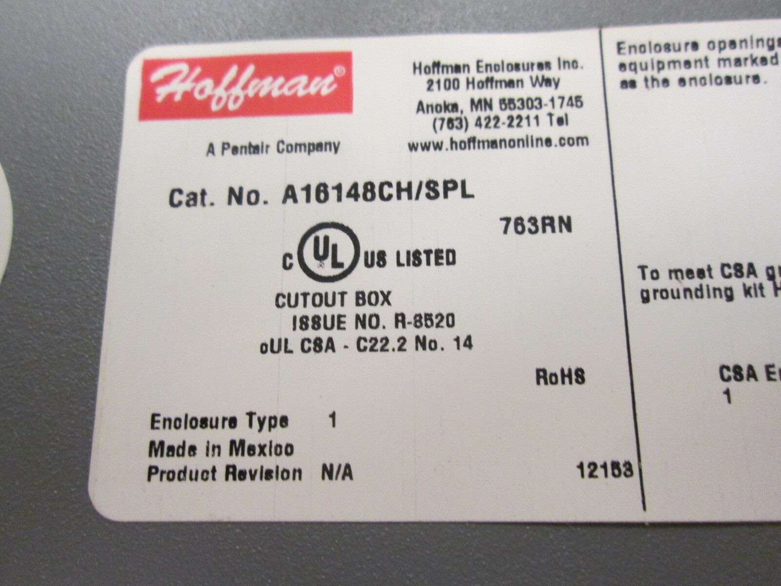 Liebert LM Surge Suppressor LM100120YANSE 120/208V 3Ph 4W Used
