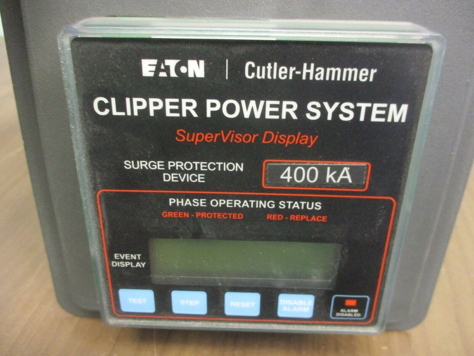Eaton Clipper Power System Supervisor Display 00-500018 Rev. A 400kA Used