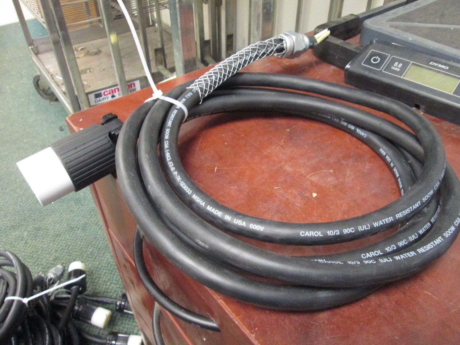 Carol 30A Power Cord FT-2 P-7K-123033 L6-30 Plug Approx 11ft Used