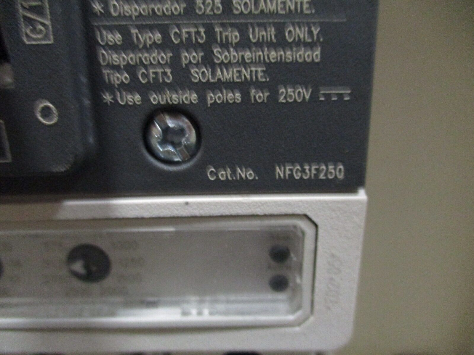 Spang Transformer w/ Breaker Disconnect L19144 30kVA 1Ph Pri: 480V Sec: 300/600V