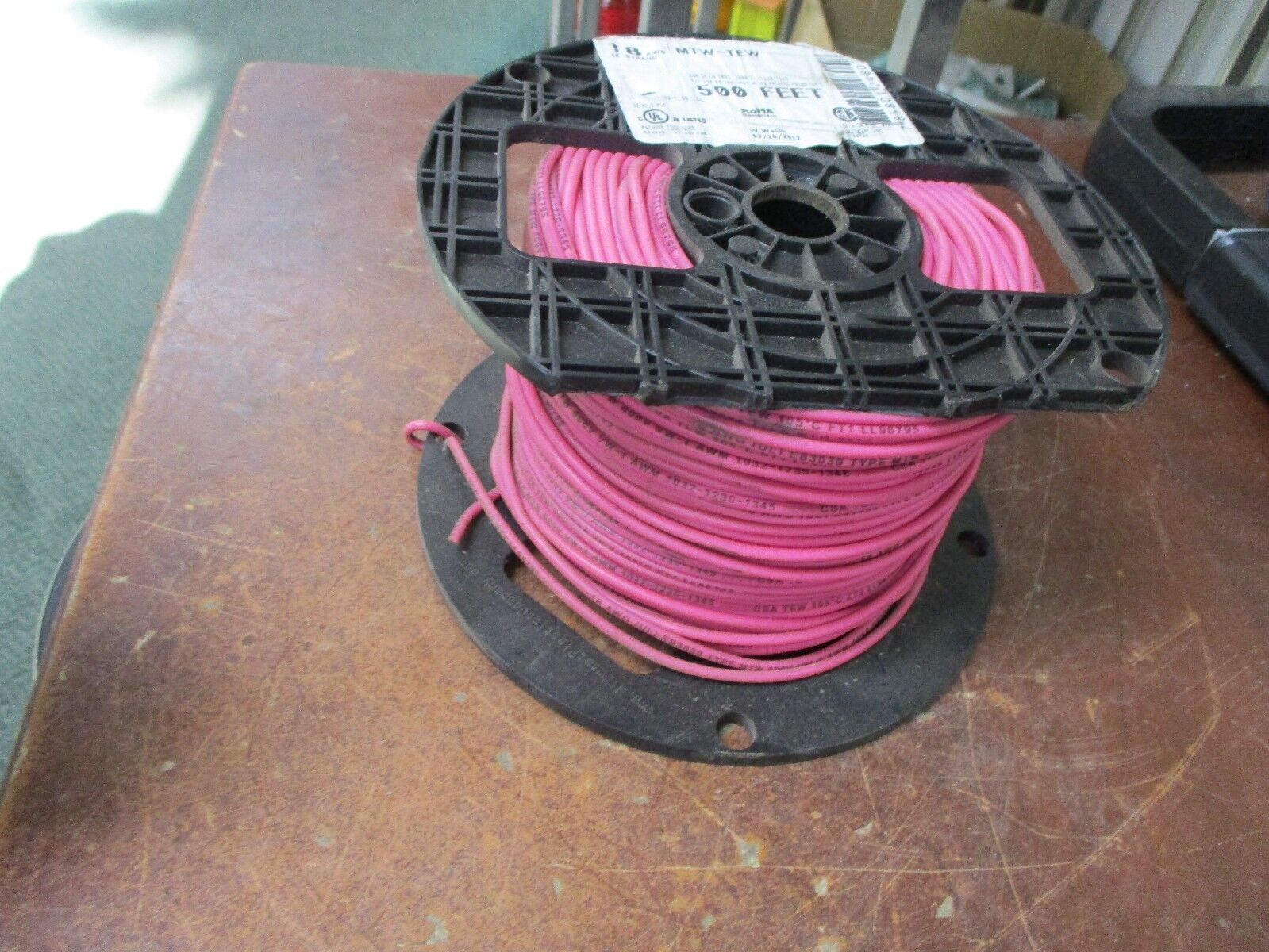 Misc. Brand 18 AWG Wire MTW-TEW 600V Length: Approx 326ft New Surplus