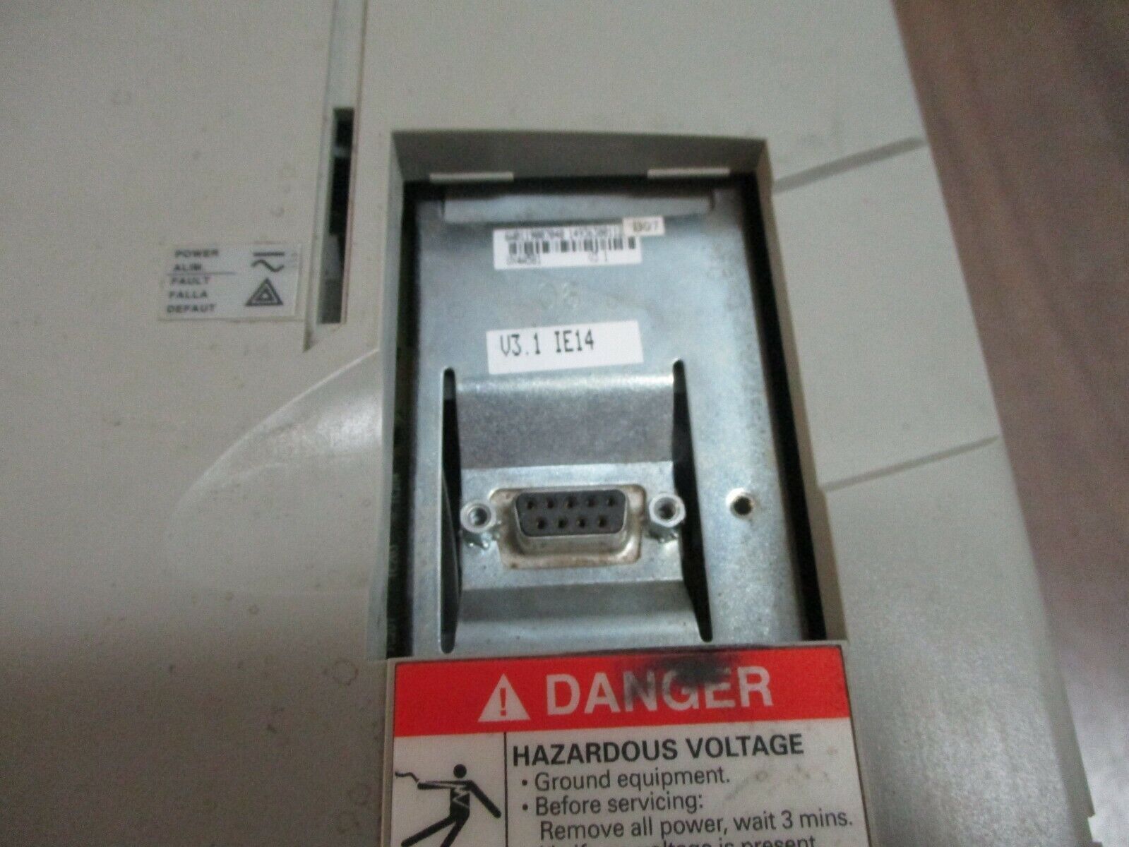 Square D Altivar 58 AC Drive ATV58HD16N4Z 15HP w/ VW3A58202 I/O Card *No Keypad*