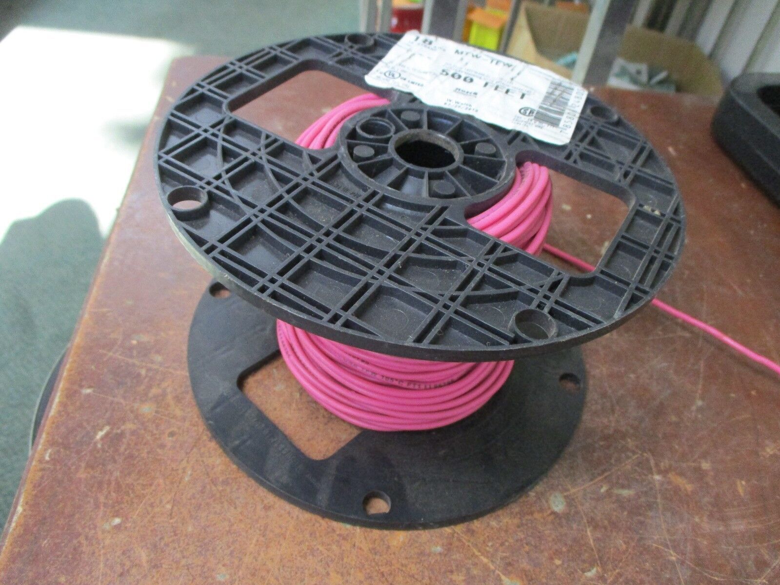 Misc. Brand 18 AWG Wire MTW-TEW 600V Length: Approx 21.50ft New Surplus