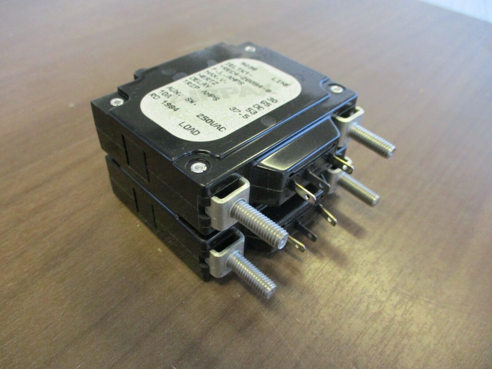 Airpax DC Circuit Breaker IELTK1-1REC4-26054-8 30A 65V 1P *Lot of 2* Used