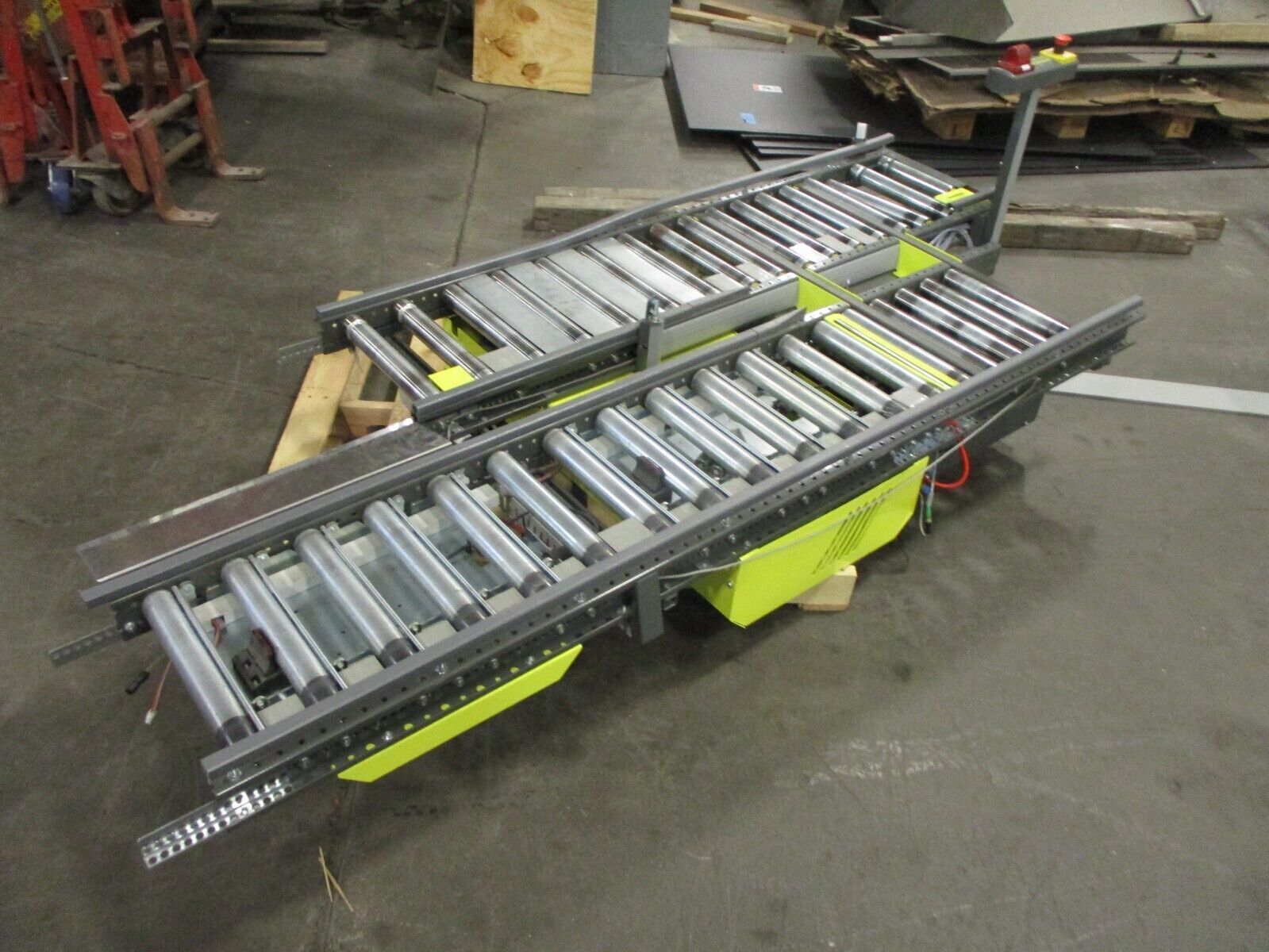 KNAPP Power Conveyor U072A20 480V 3Ph Roller Width: 14 7/8" Used