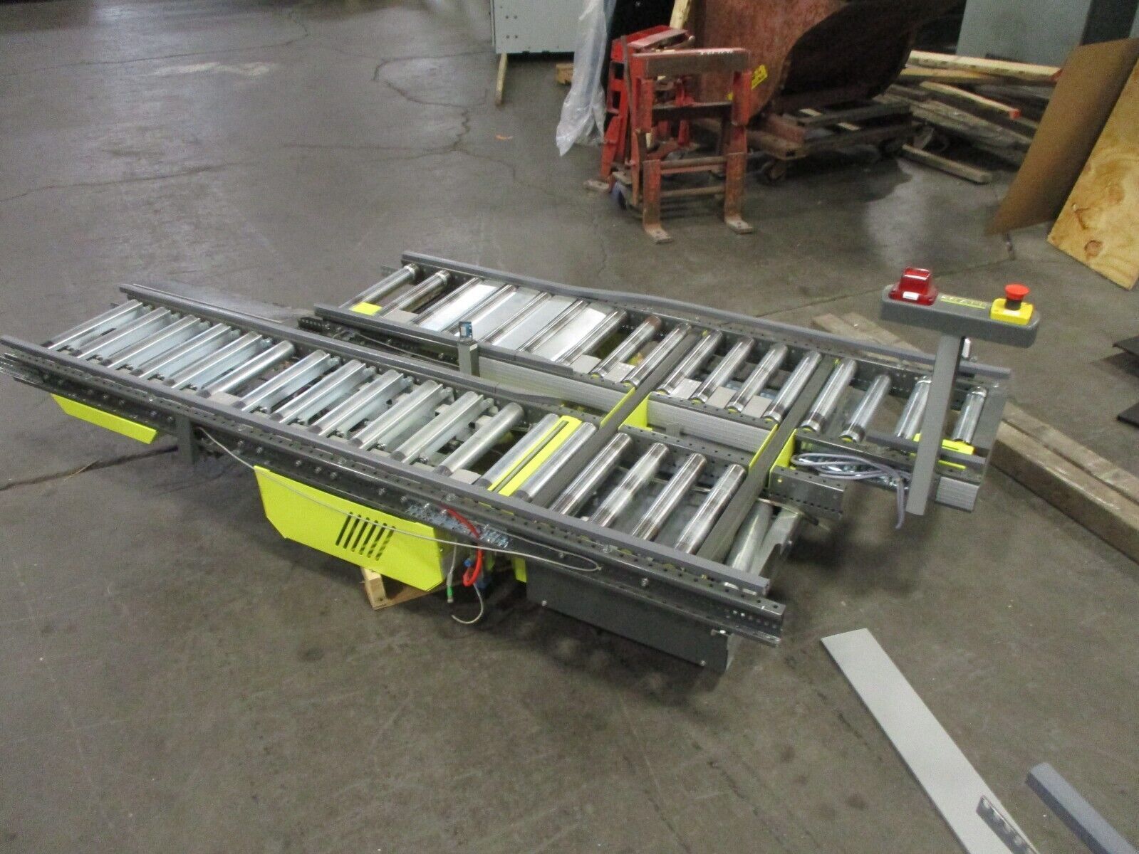 KNAPP Power Conveyor U072A20 480V 3Ph Roller Width: 14 7/8" Used
