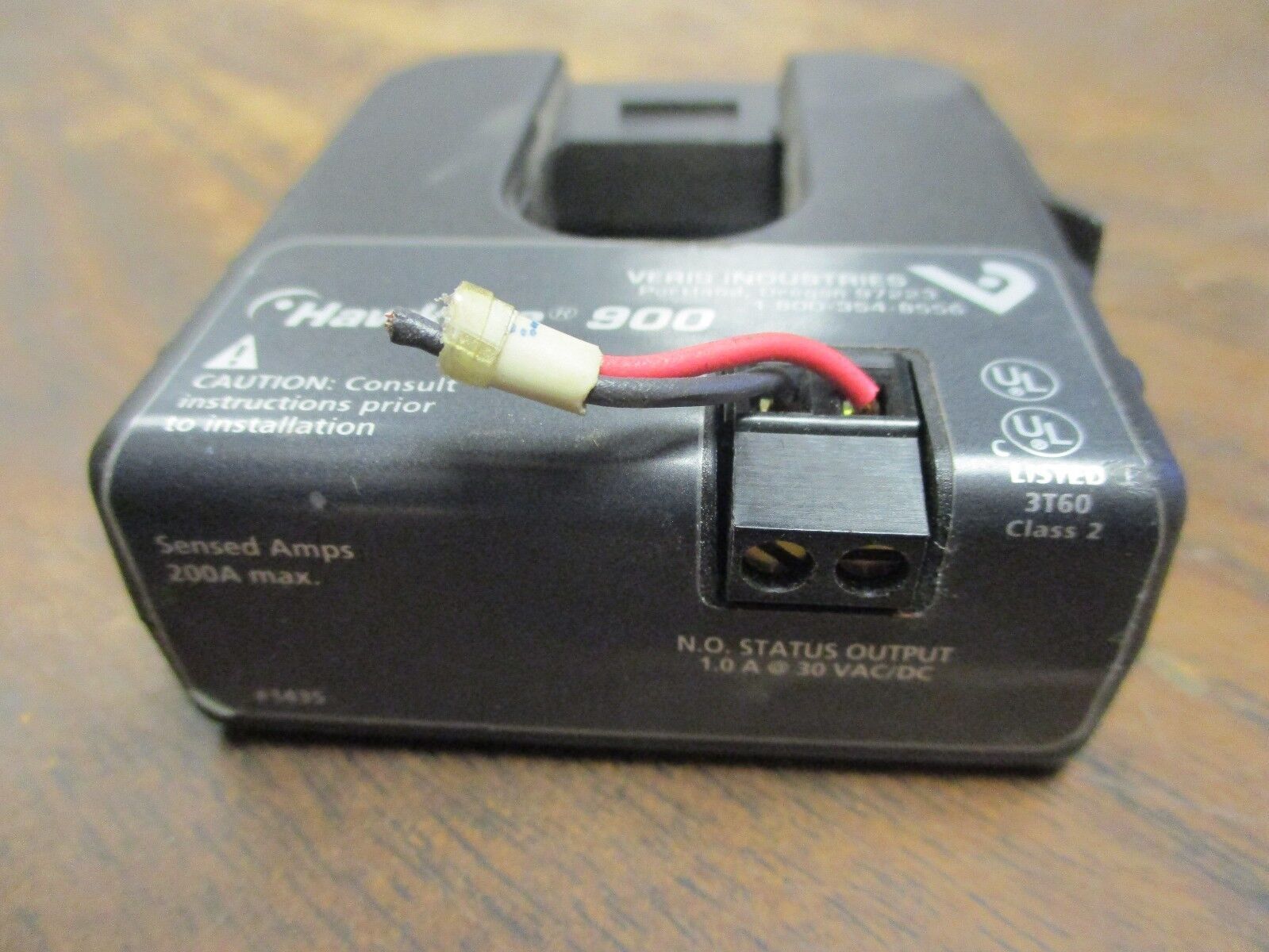 Hawkeye Current Sensor Model 900 #1435 200A Max Used