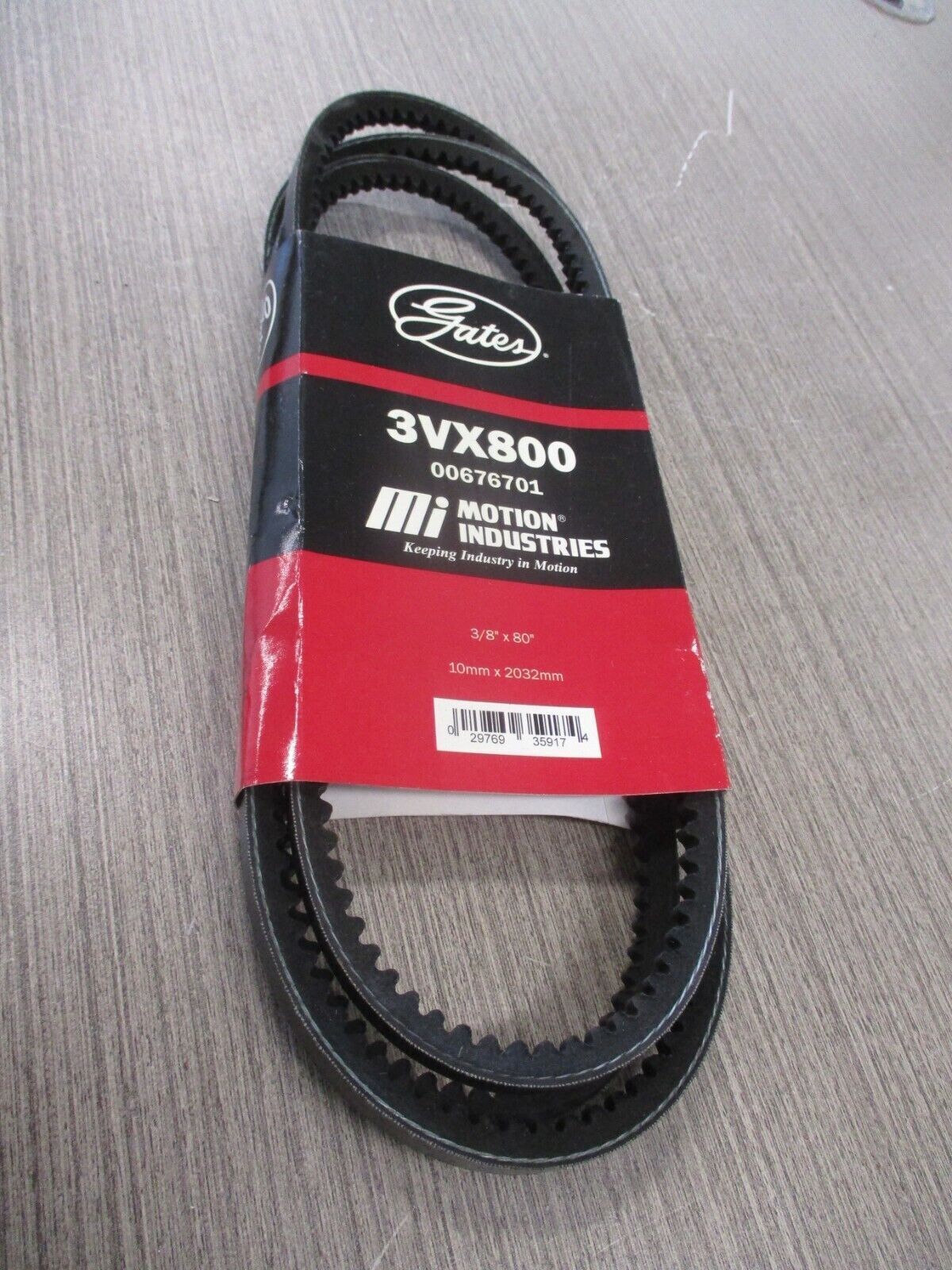 Gates Belt 3VX800 3/8" x 80" New Surplus