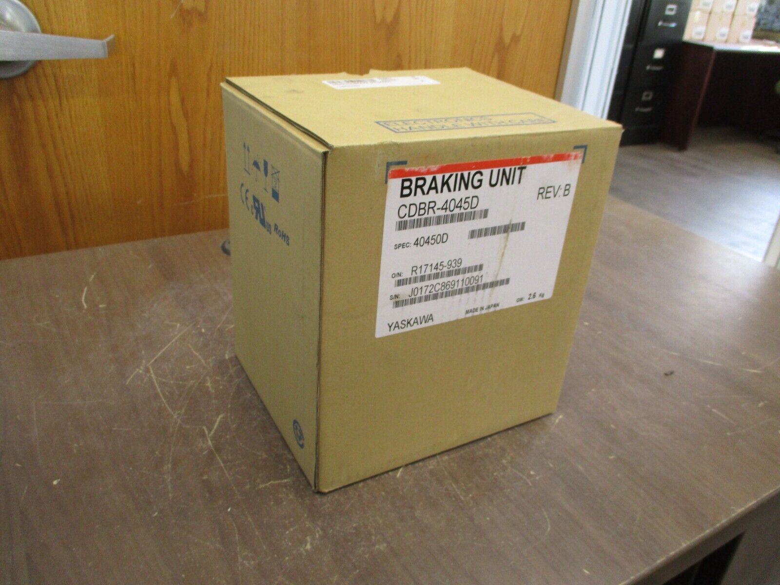 Yaskawa Braking Unit CDBR-4045D Rev. B New Surplus