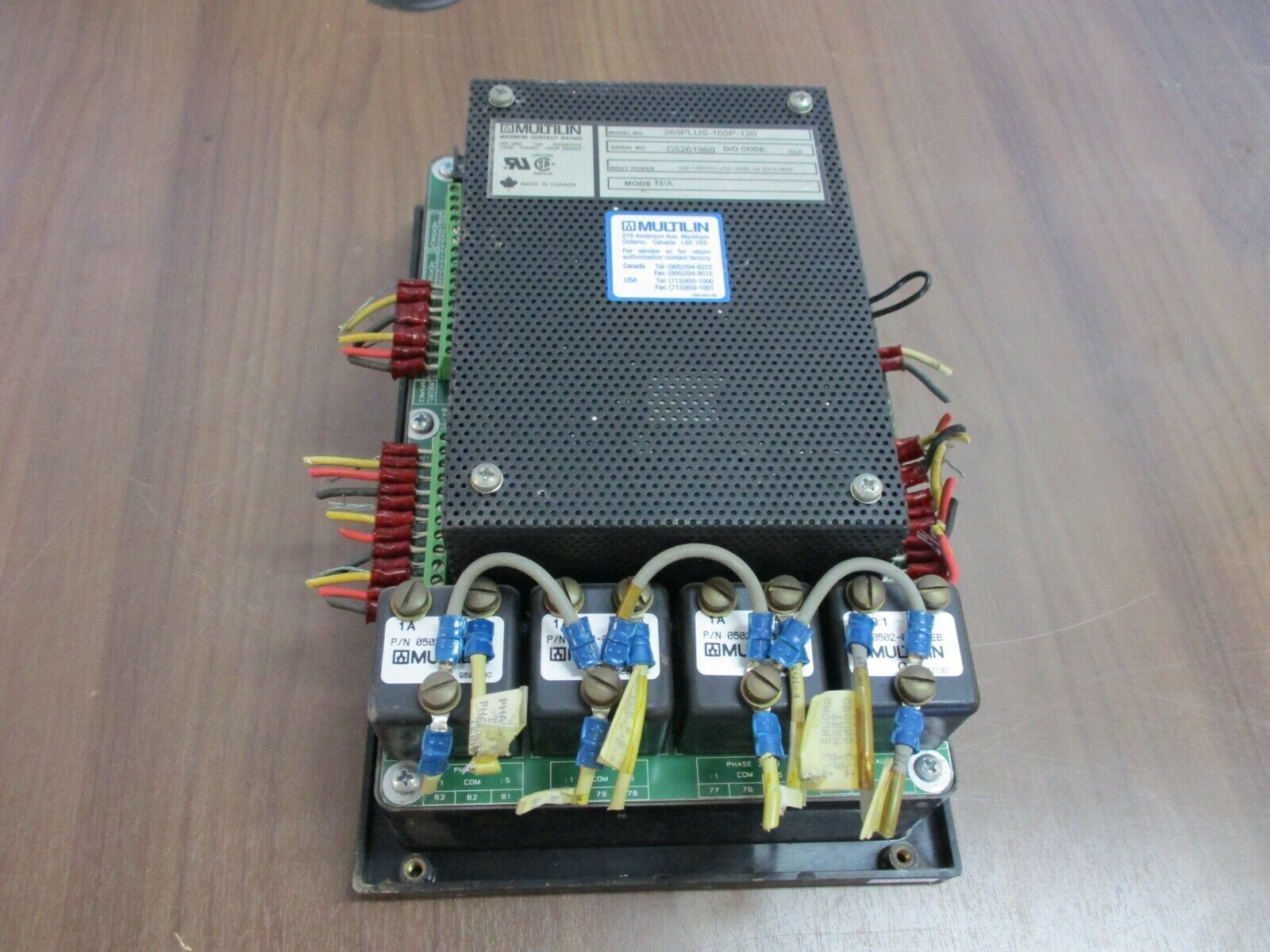 Multilin, 269 Plus Motor Management Relay, Part#: 269PLUS-100P-120 Used